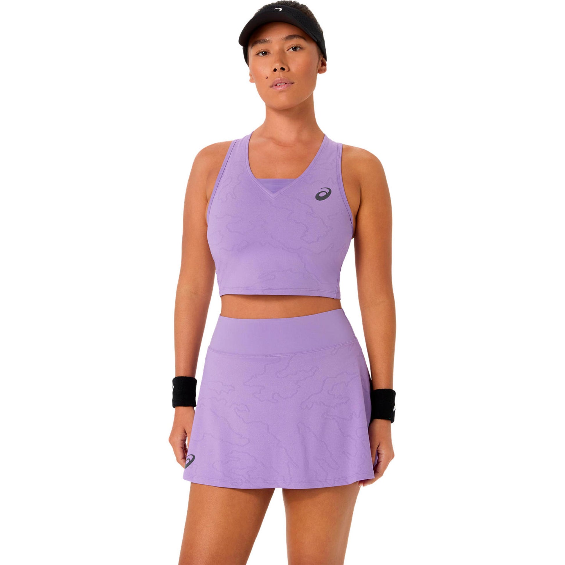 ASICS Match Jacquard Night Energy Tanktop Dames - lila