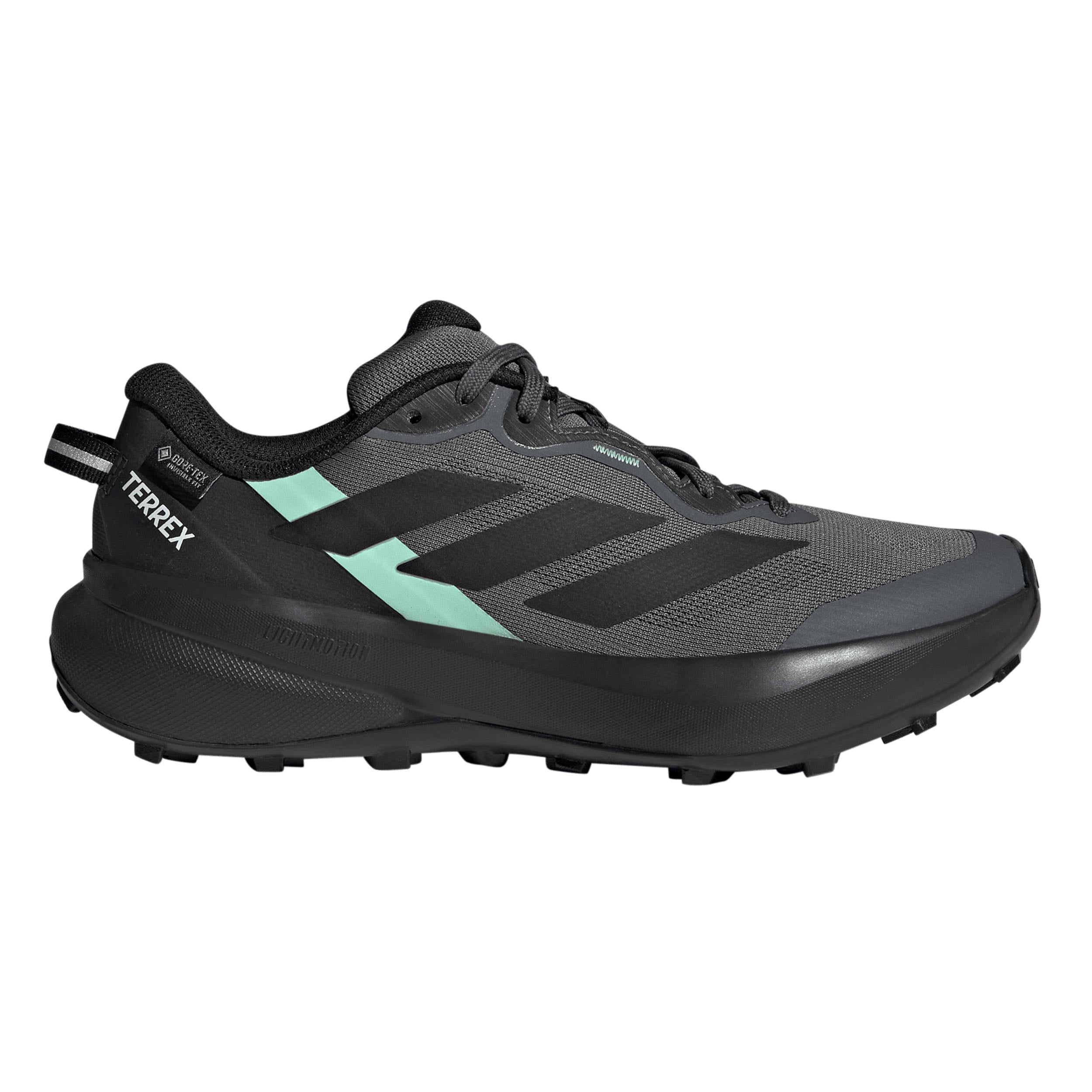 adidas Terrex Tracefinder Plus GTX Trailschoen Dames - donkergrijs, zwart