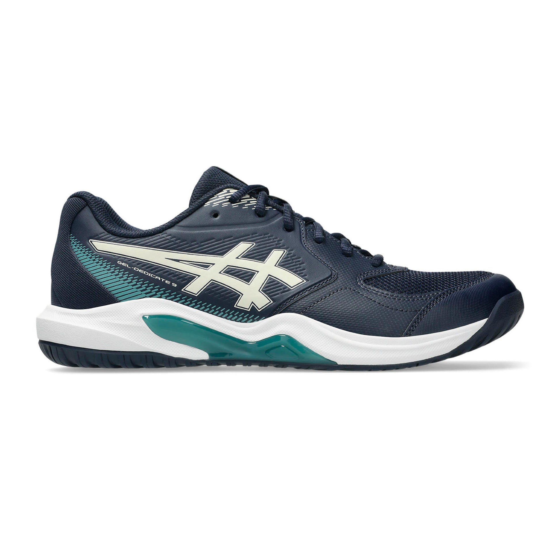 ASICS Gel-Dedicate 9 Allcourt schoen Heren - donkerblauw, wit