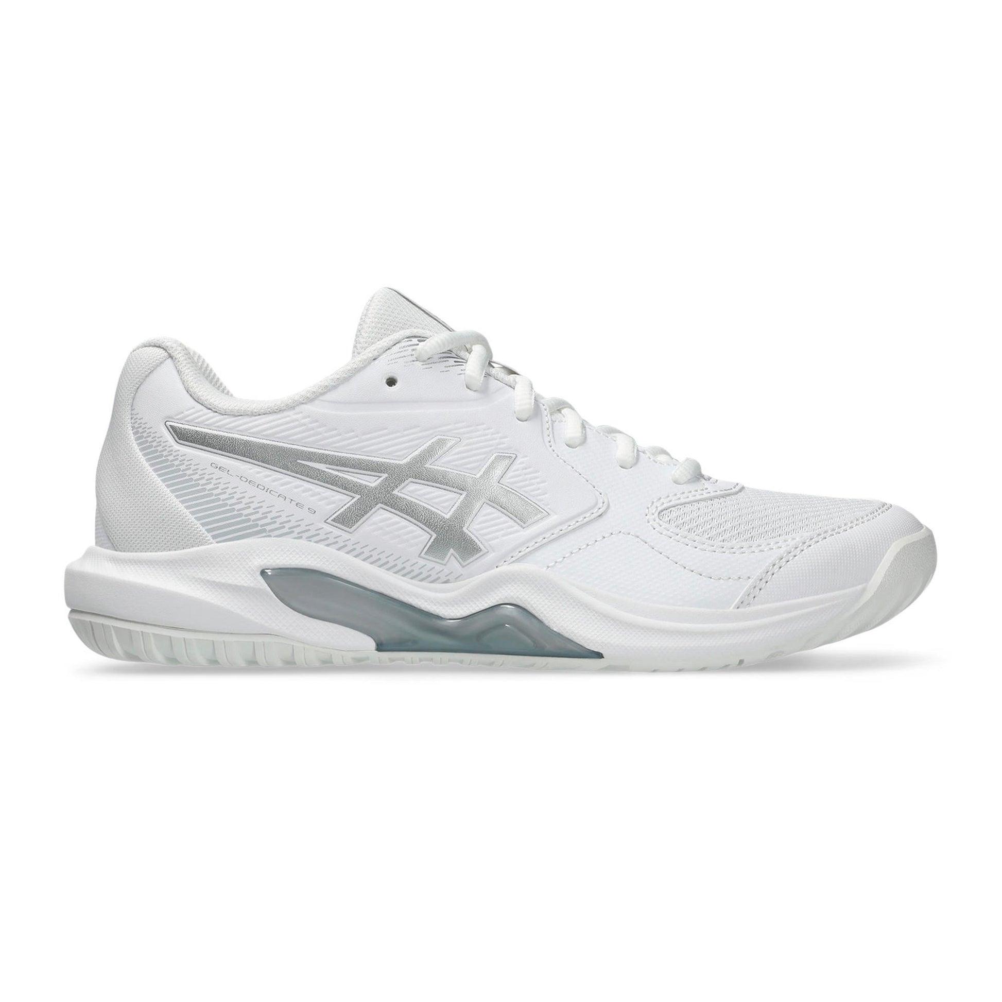ASICS Gel-Dedicate 9 Allcourt schoen Dames - wit, zilver