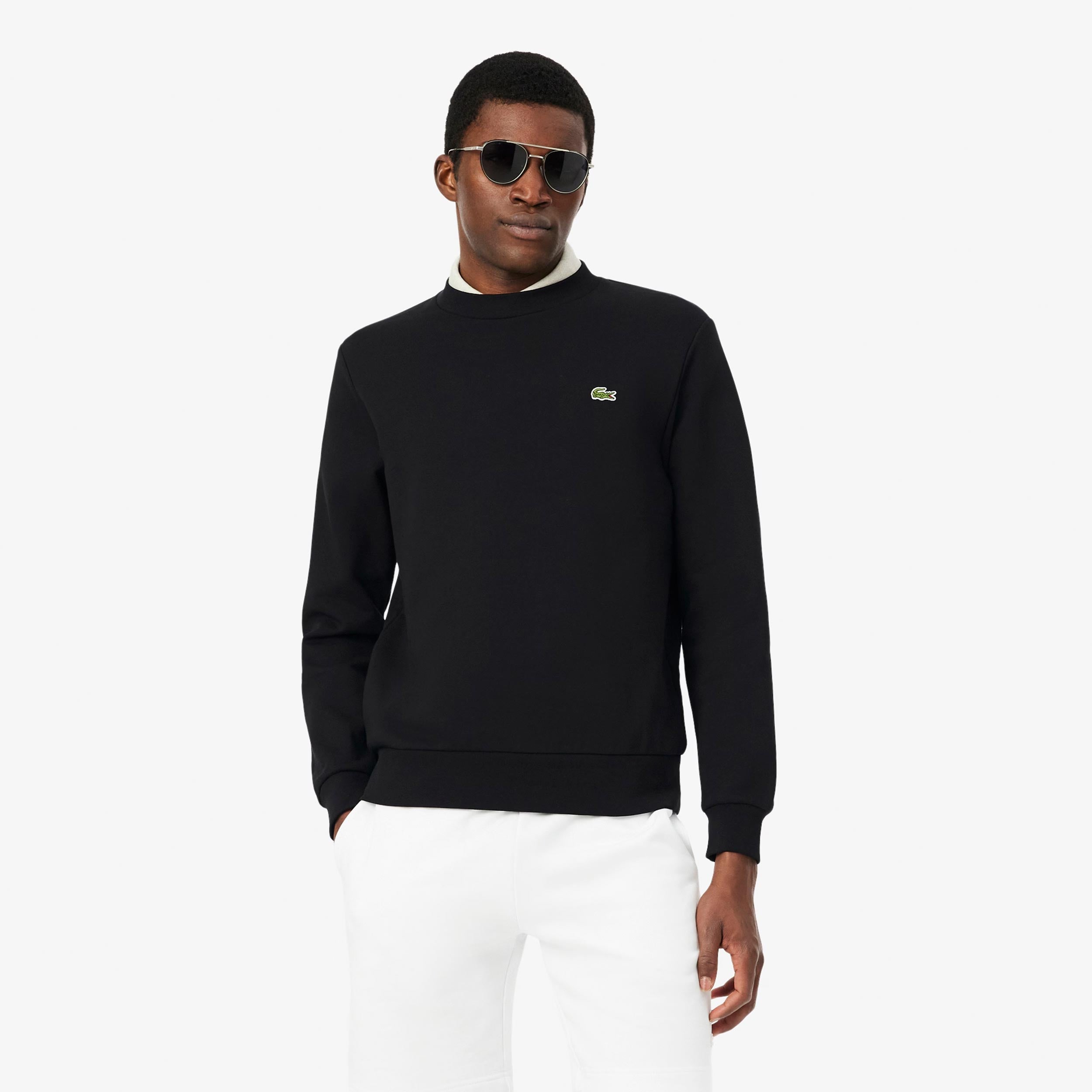 Lacoste Sweatshirt Heren - zwart
