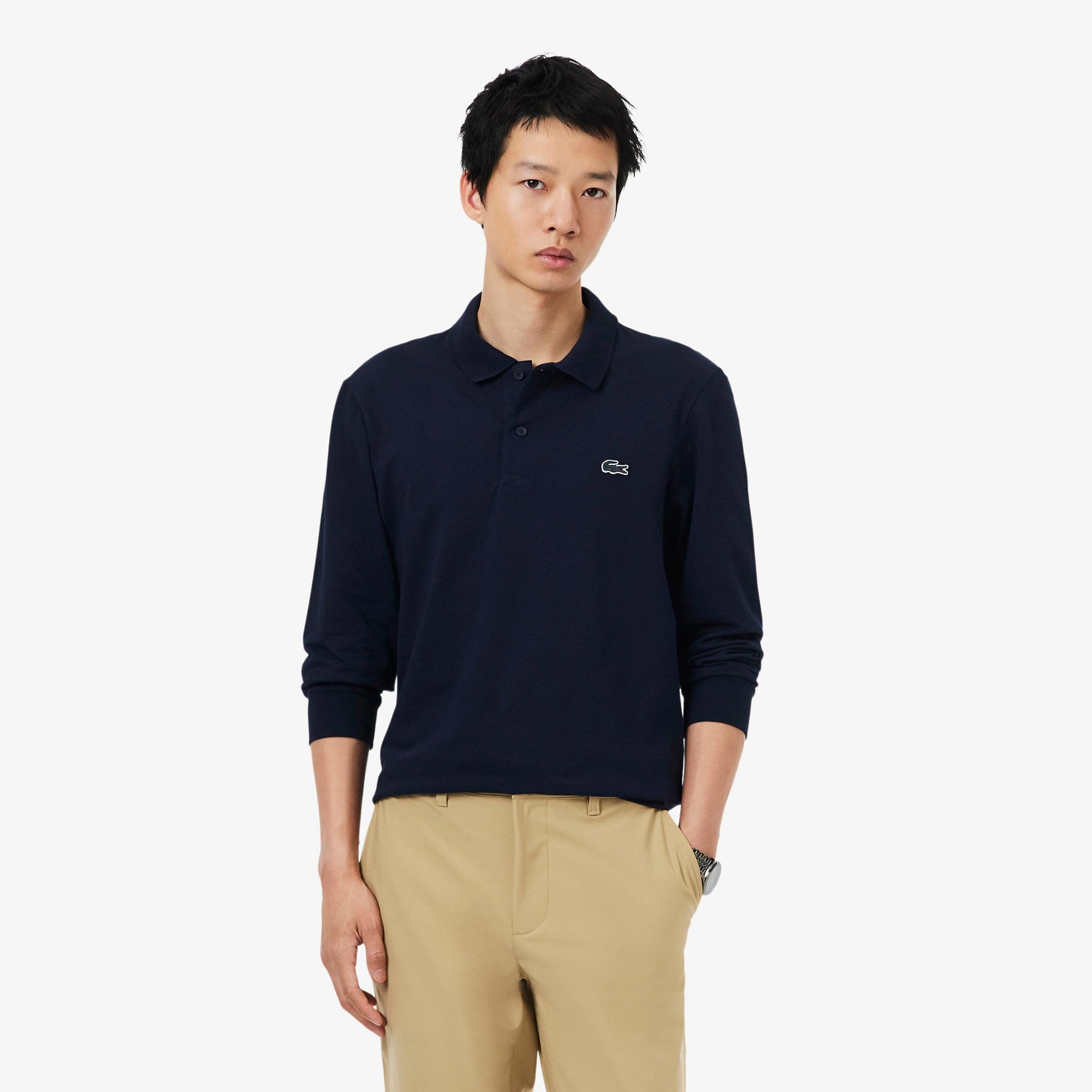 Lacoste Polo Heren - donkerblauw