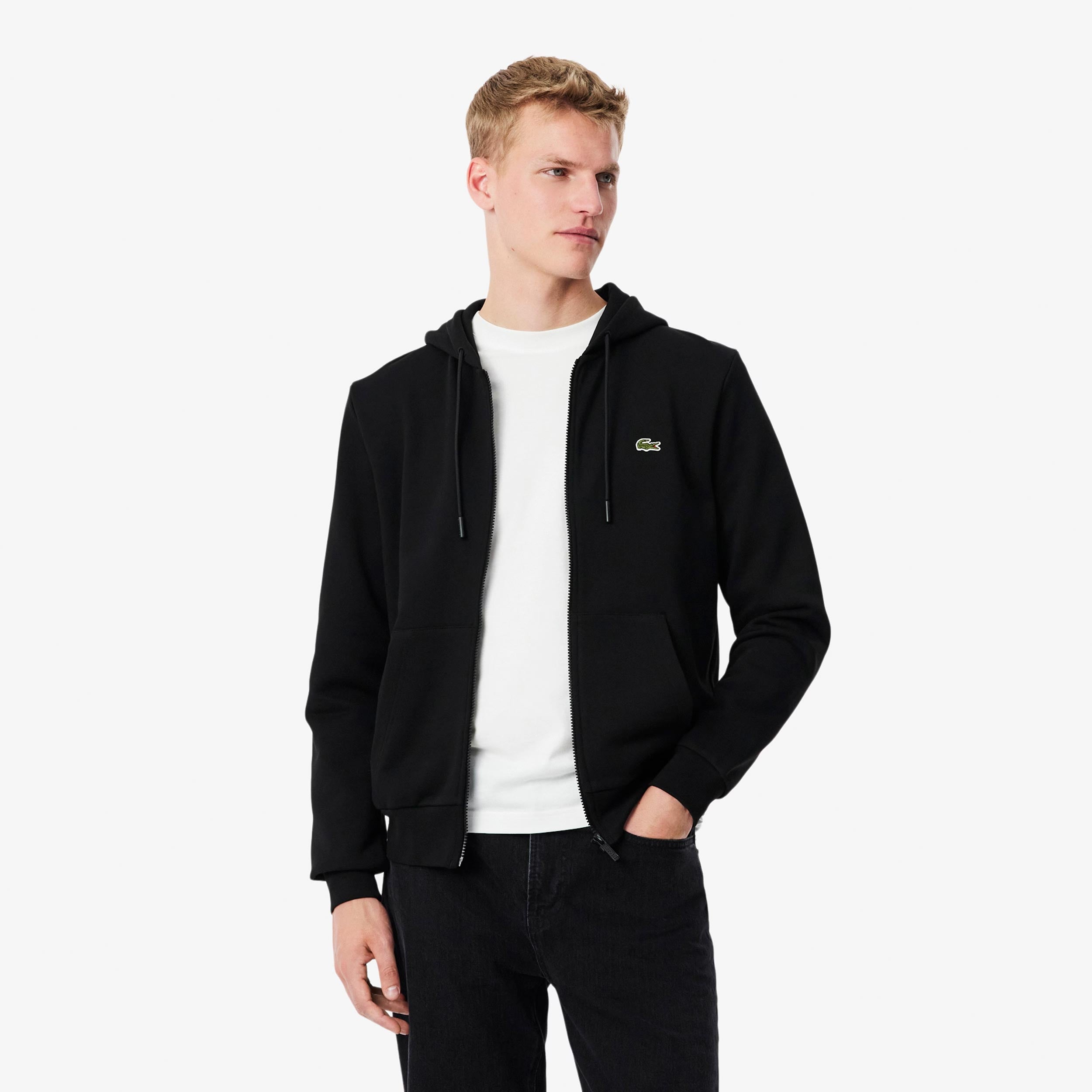 Lacoste Sportjas Heren - zwart