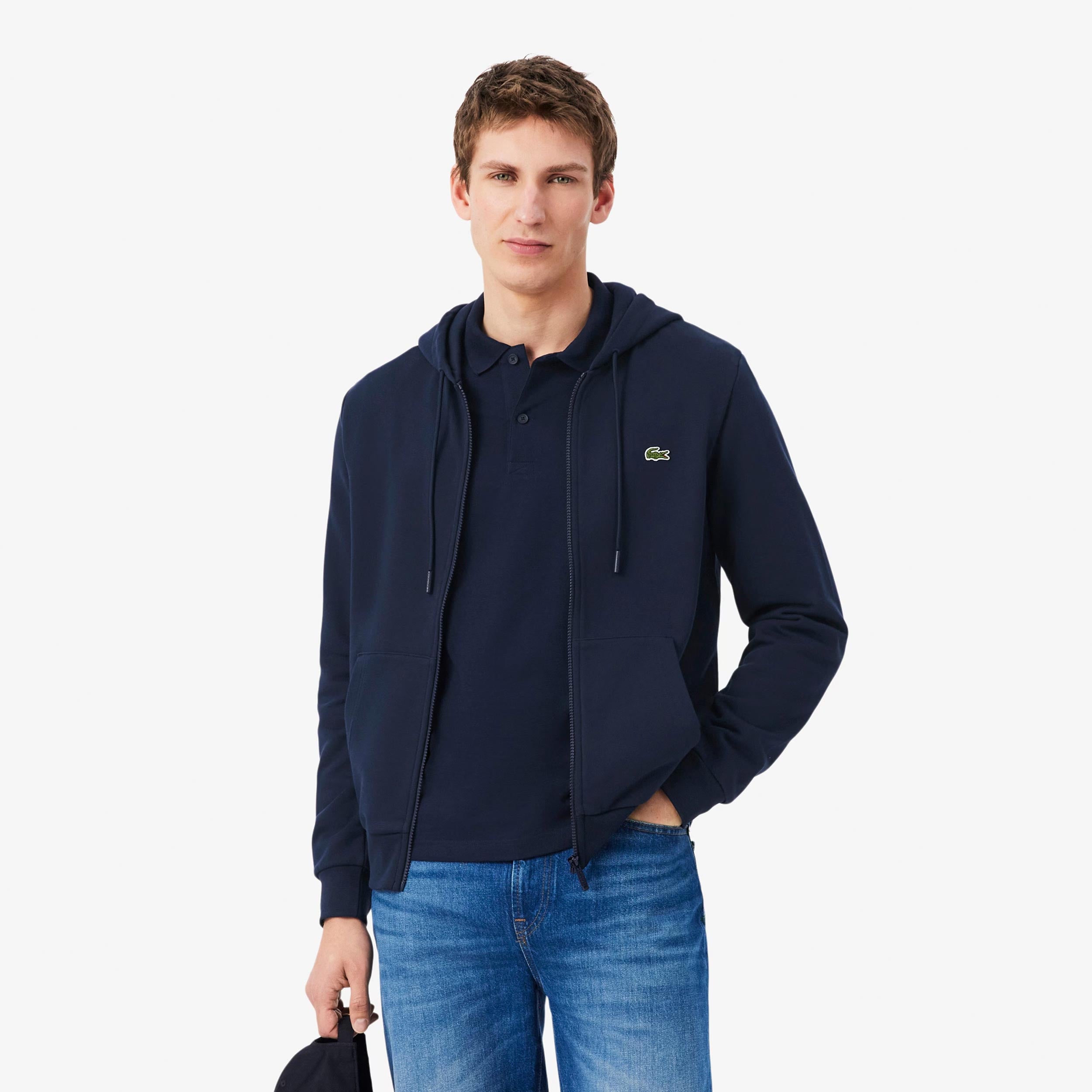 Lacoste Sportjas Heren - donkerblauw