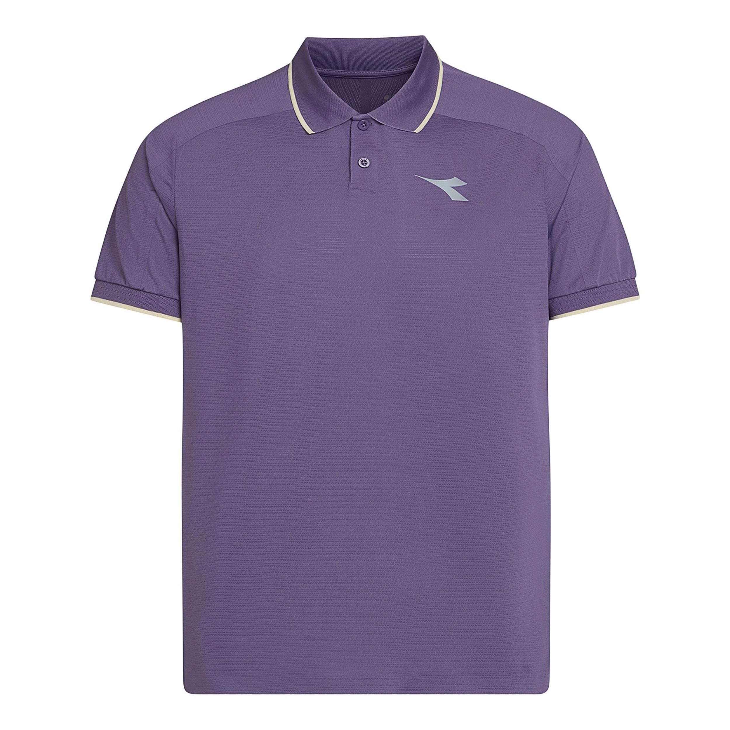 Diadora Fibrazero Polo Heren - paars