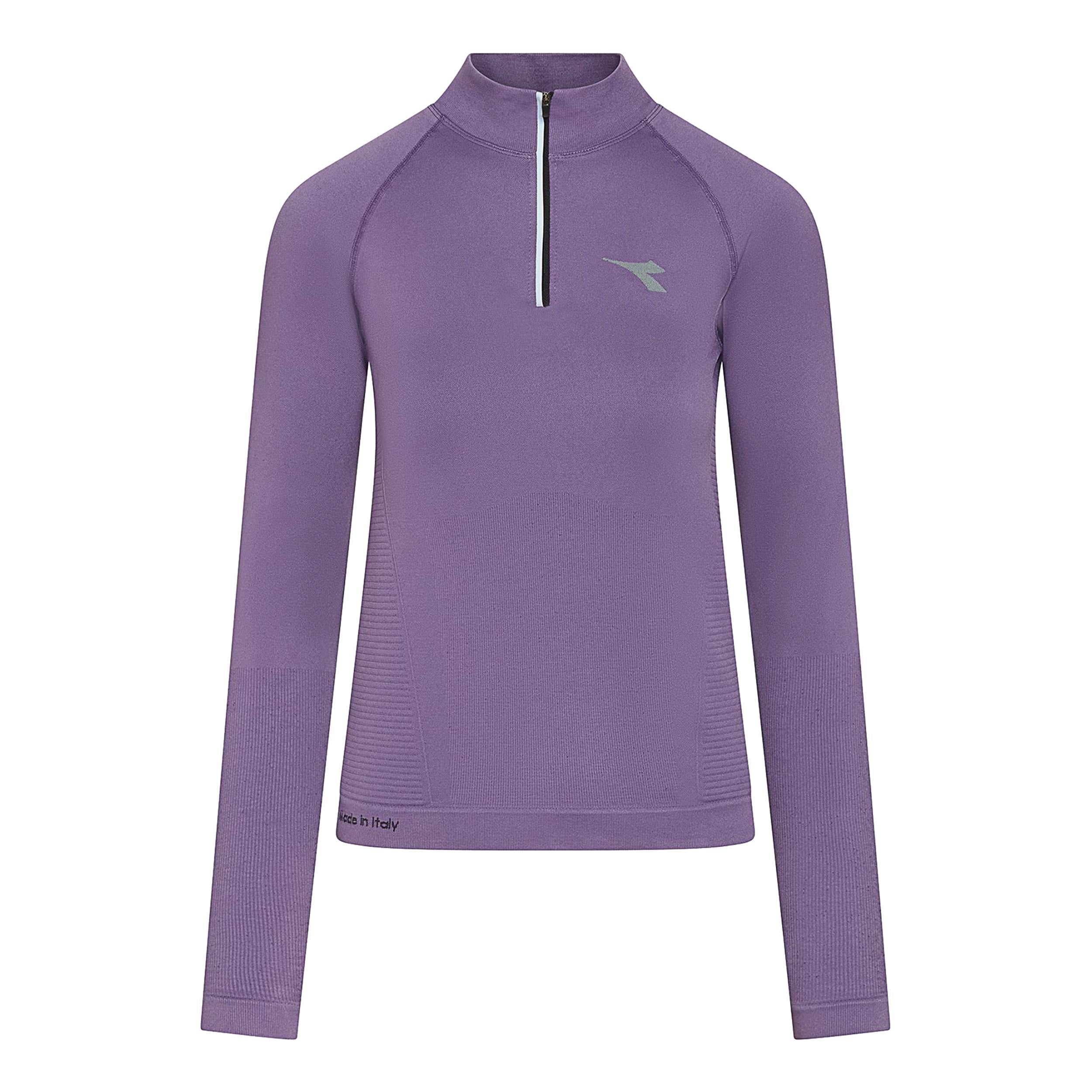Diadora 1/2 Zip Stratouno Longsleeve Dames - paars