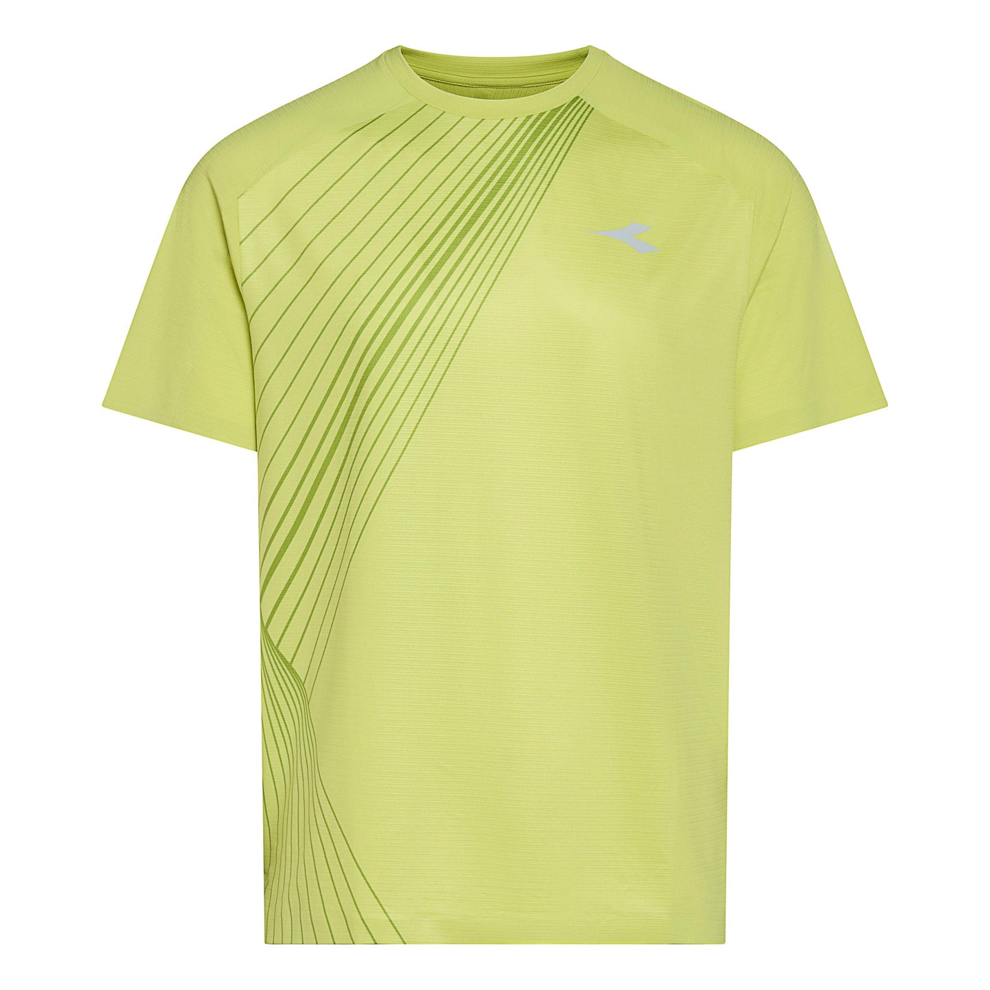 Diadora Fibrazero T-shirt Heren - limoen