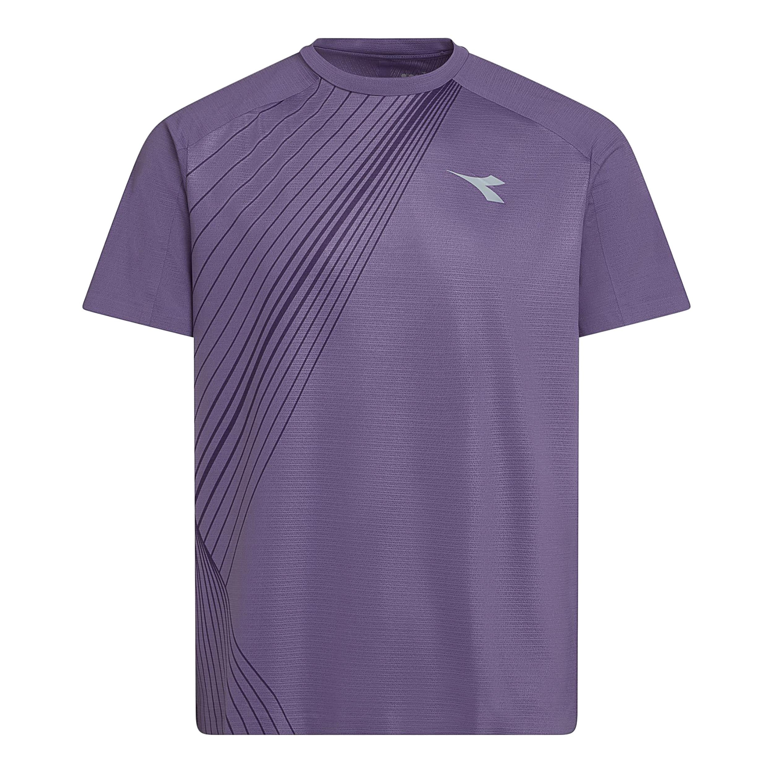 Diadora Fibrazero T-shirt Heren - paars