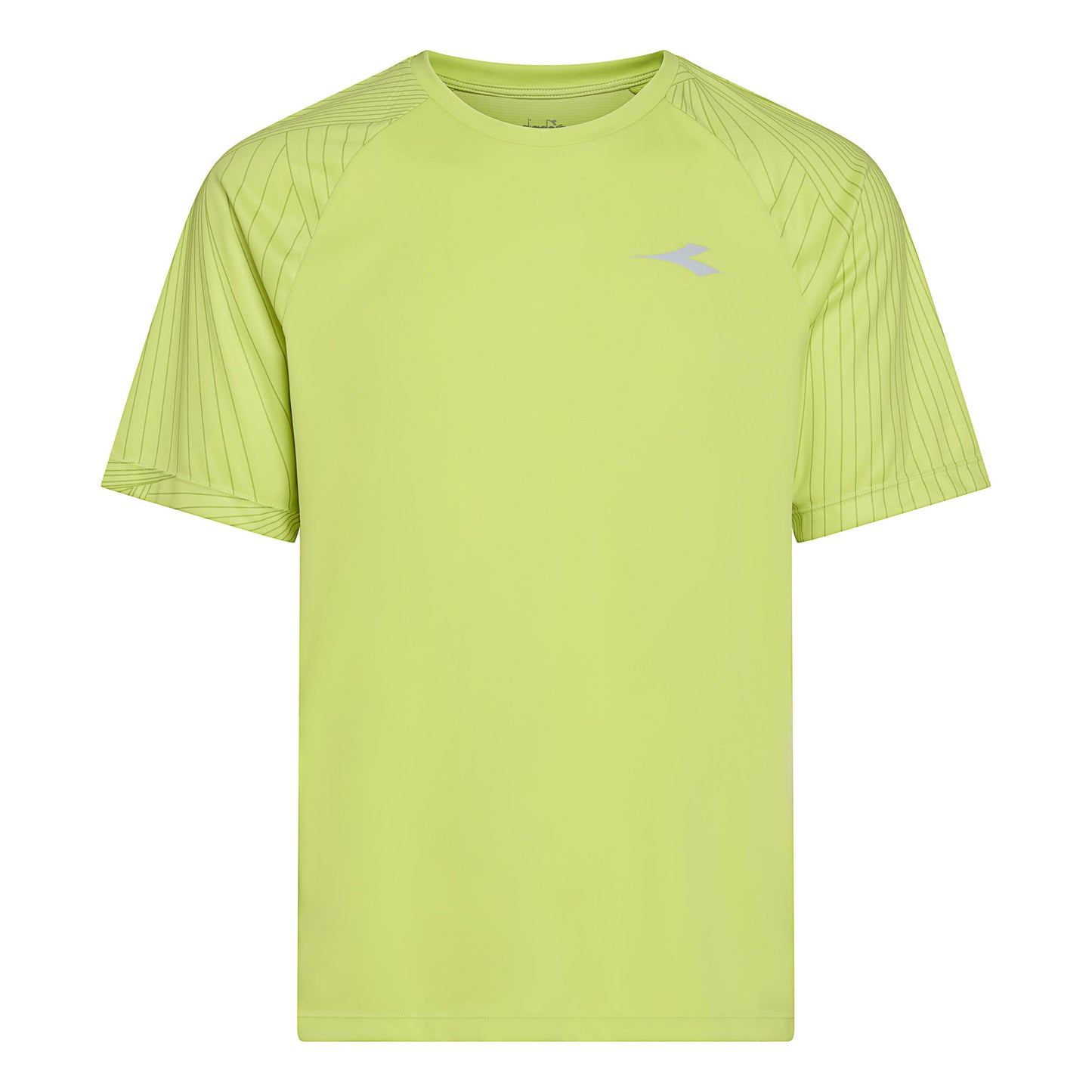 Diadora Court T-shirt Heren - limoen