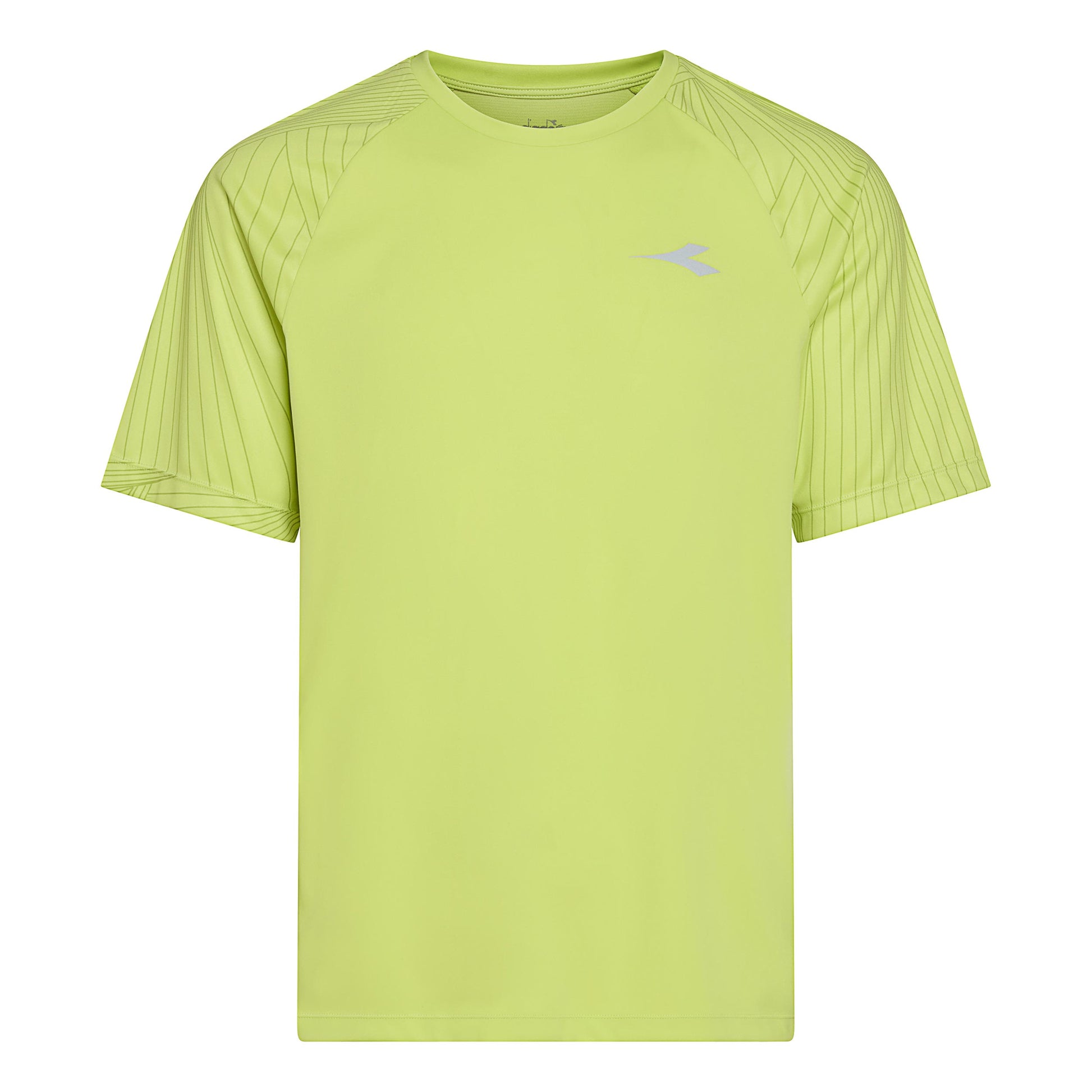 Diadora Court T-shirt Heren - limoen