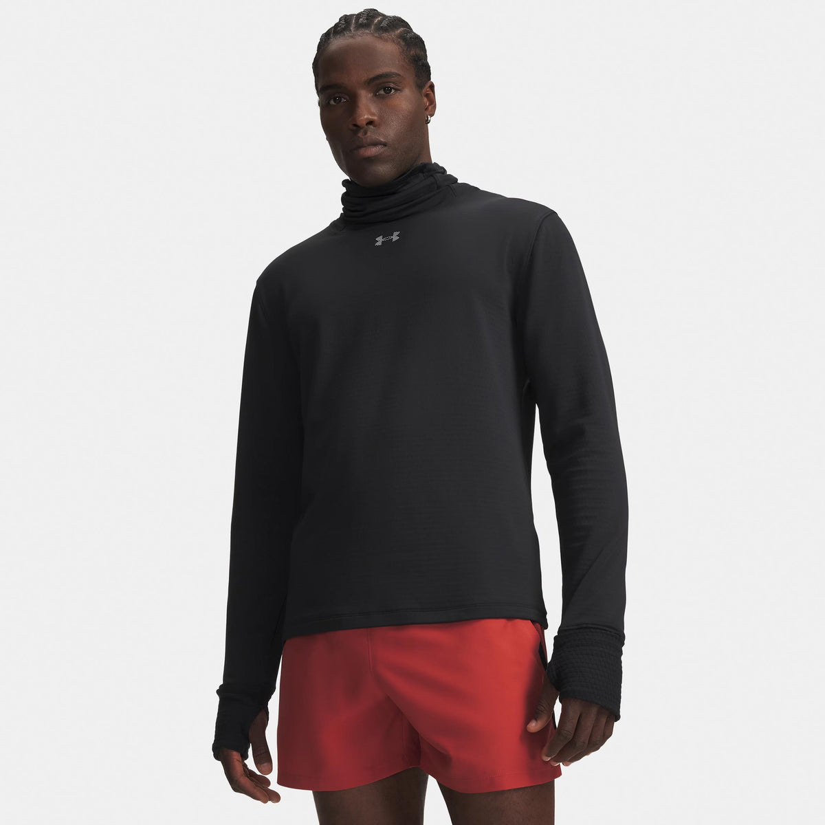 Under Armour Velociti ColdWeather Layer  Hardloopshirt Heren - zwart