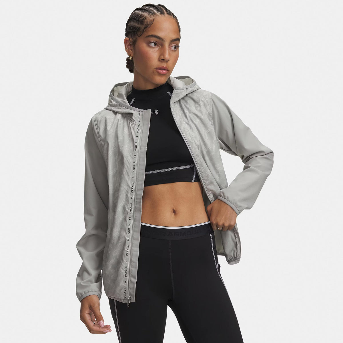Under Armour Velociti ColdWeather Storm  Hardloopjas Dames - grijs