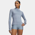 Velociti Half Zip  Hardloopshirt Dames - blauw