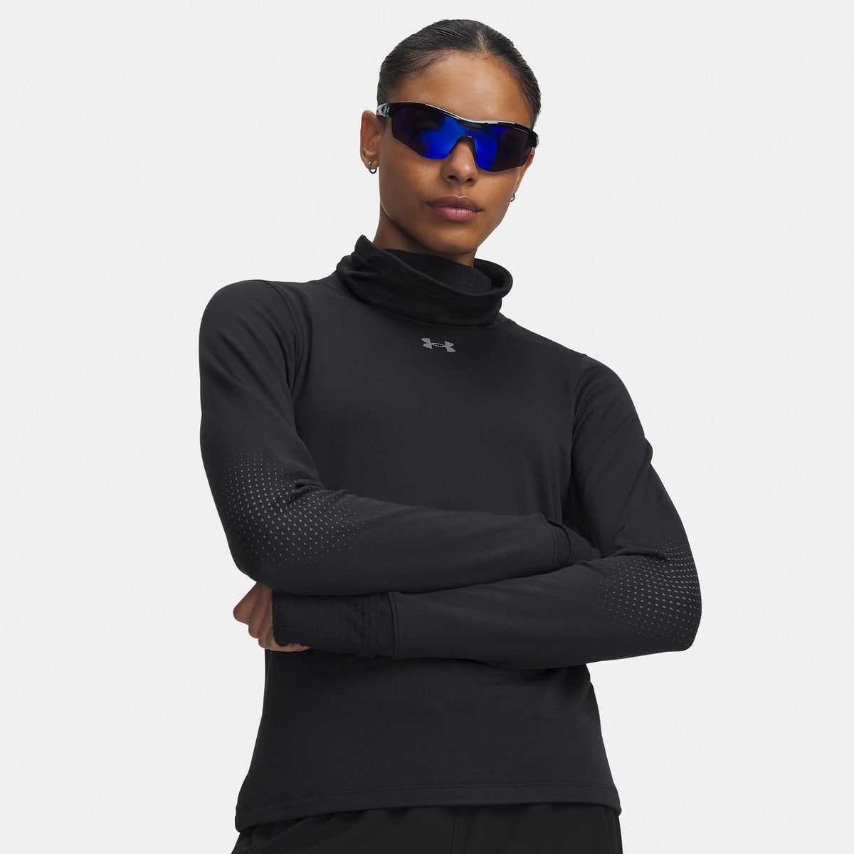 Under Armour Velociti ColdWeather Layer  Hardloopshirt Dames - zwart