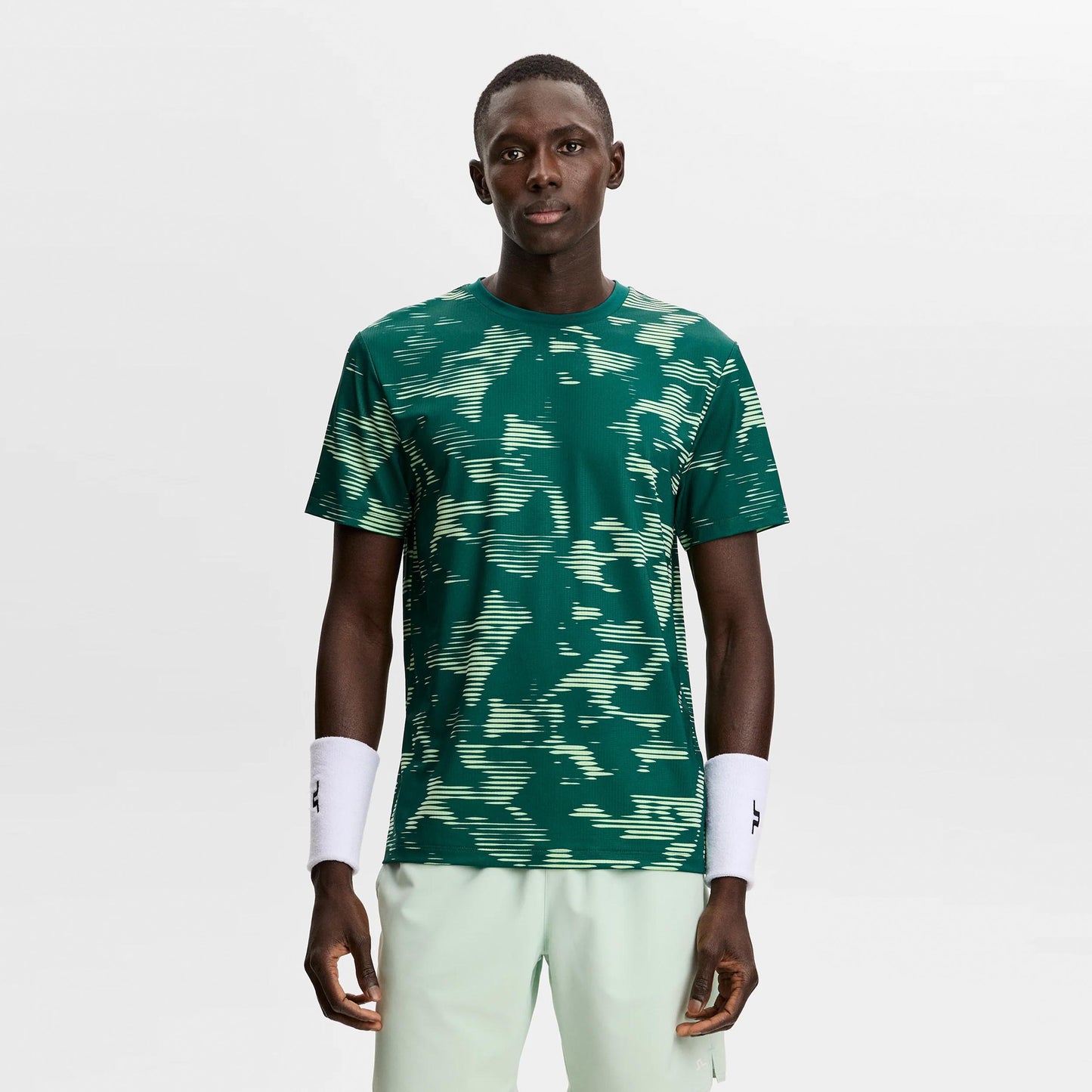 JLindeberg Josip Printed T-shirt Heren - salie