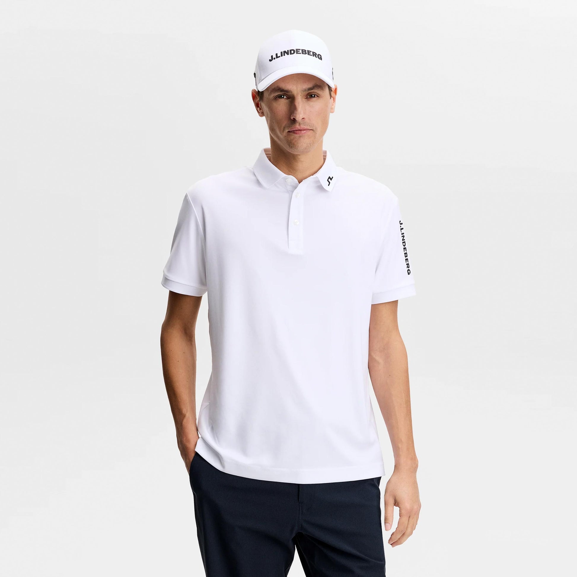 JLindeberg Tour Tech Polo Heren - wit