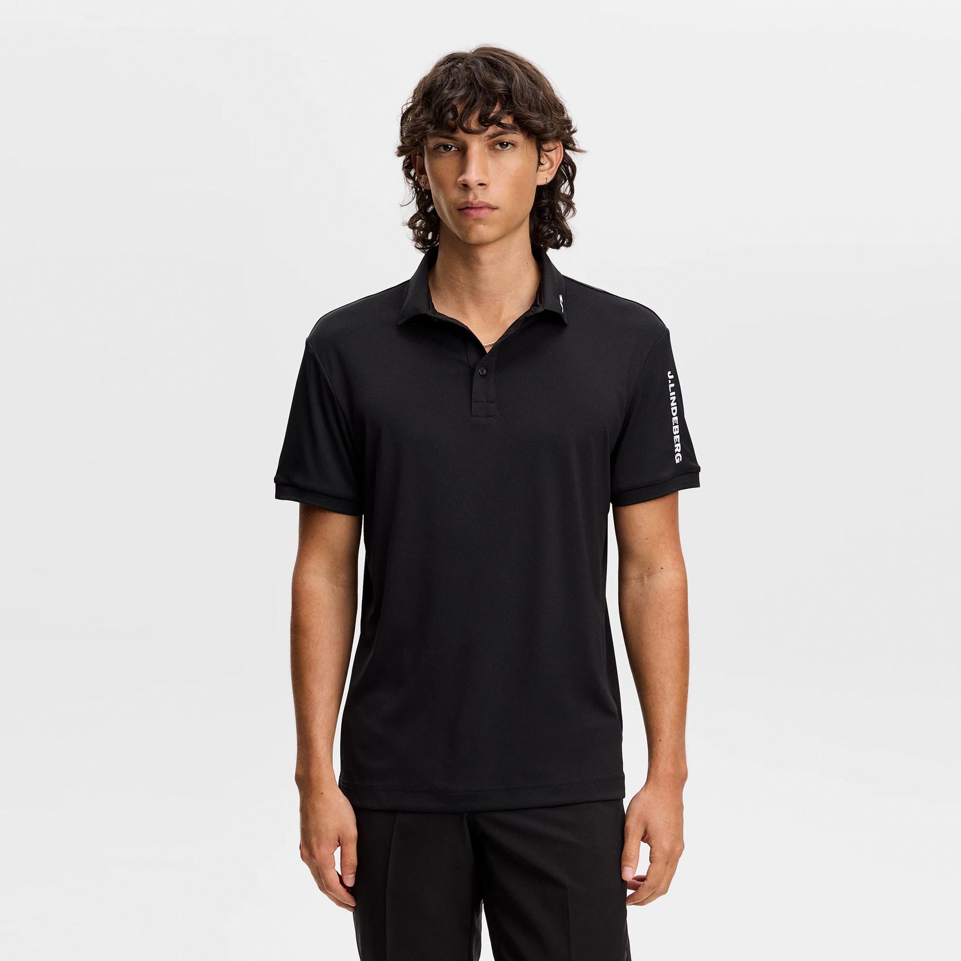JLindeberg Tour Tech Polo Heren - zwart