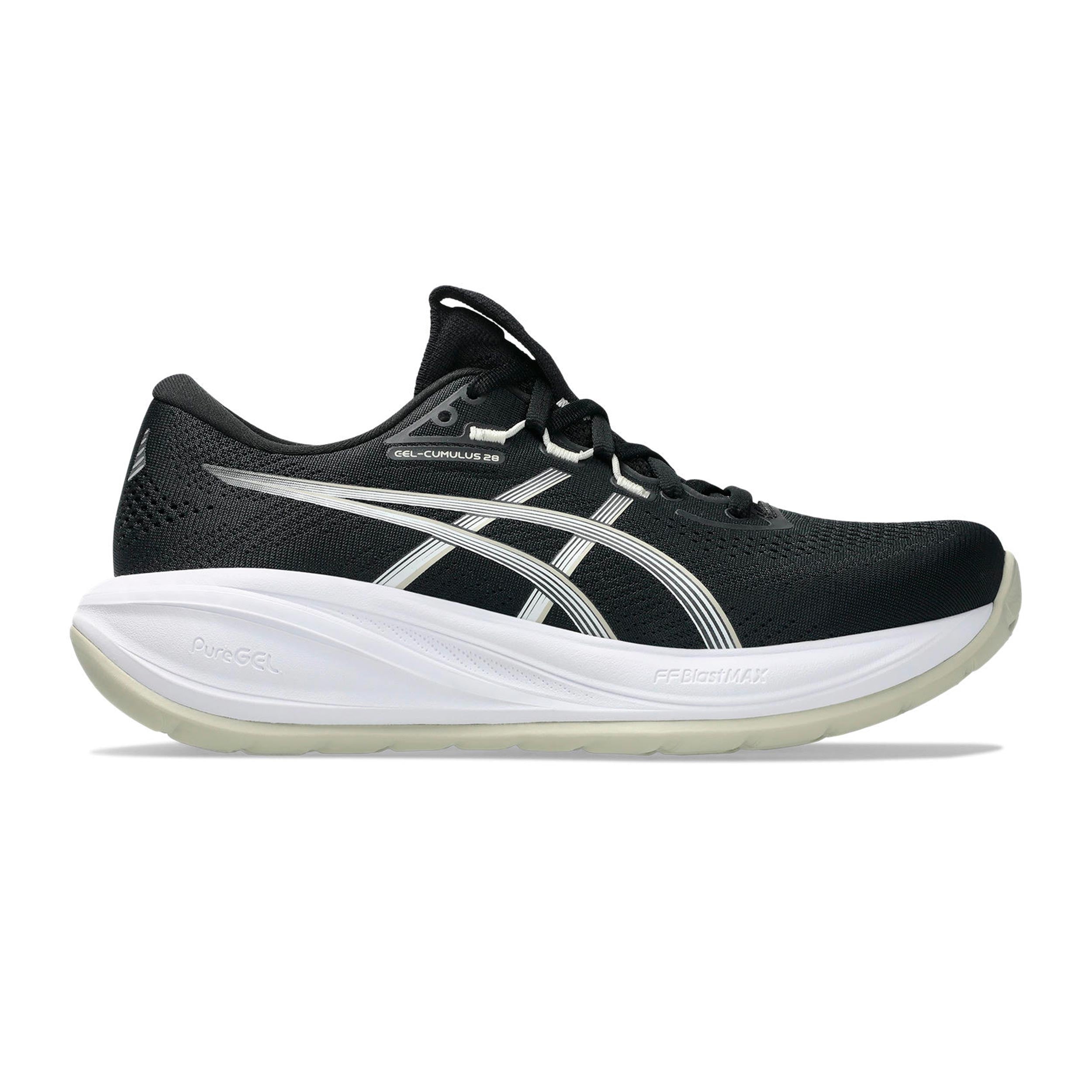 ASICS GEL-CUMULUS 28 Neutrale schoen Dames - zwart, wit