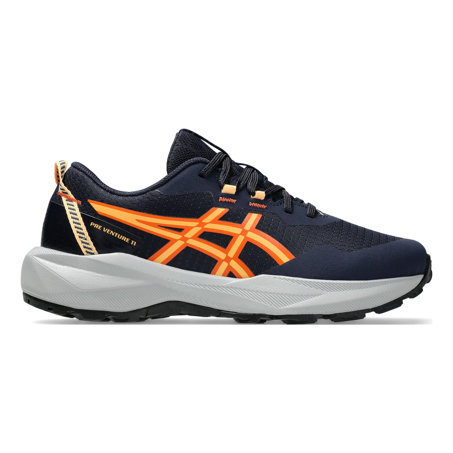 ASICS PRE VENTURE 11 GS Trailschoen Kinderen - donkerblauw, oranje