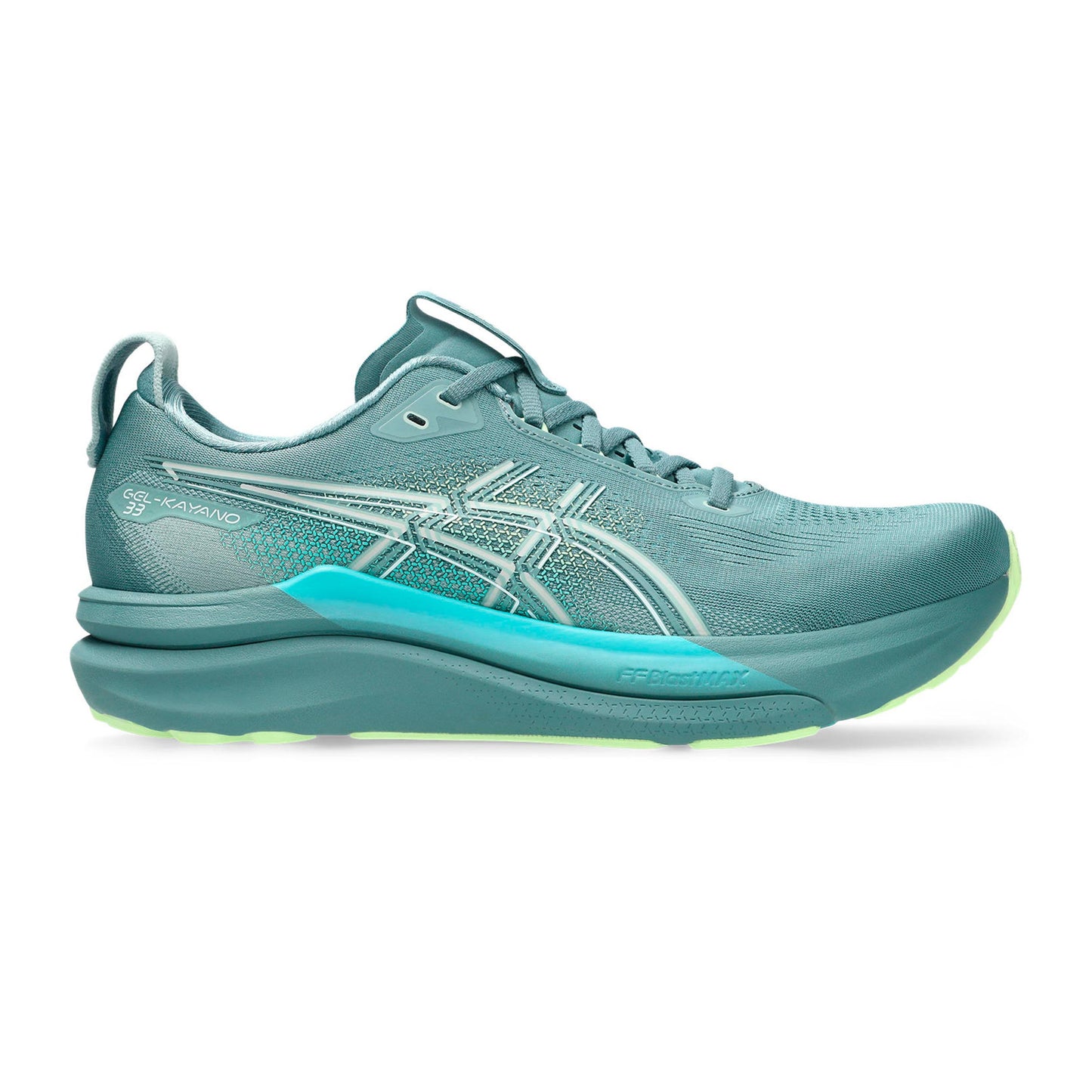 ASICS GEL-KAYANO 33 Stabiliteitsschoen Heren - turkoois, geel