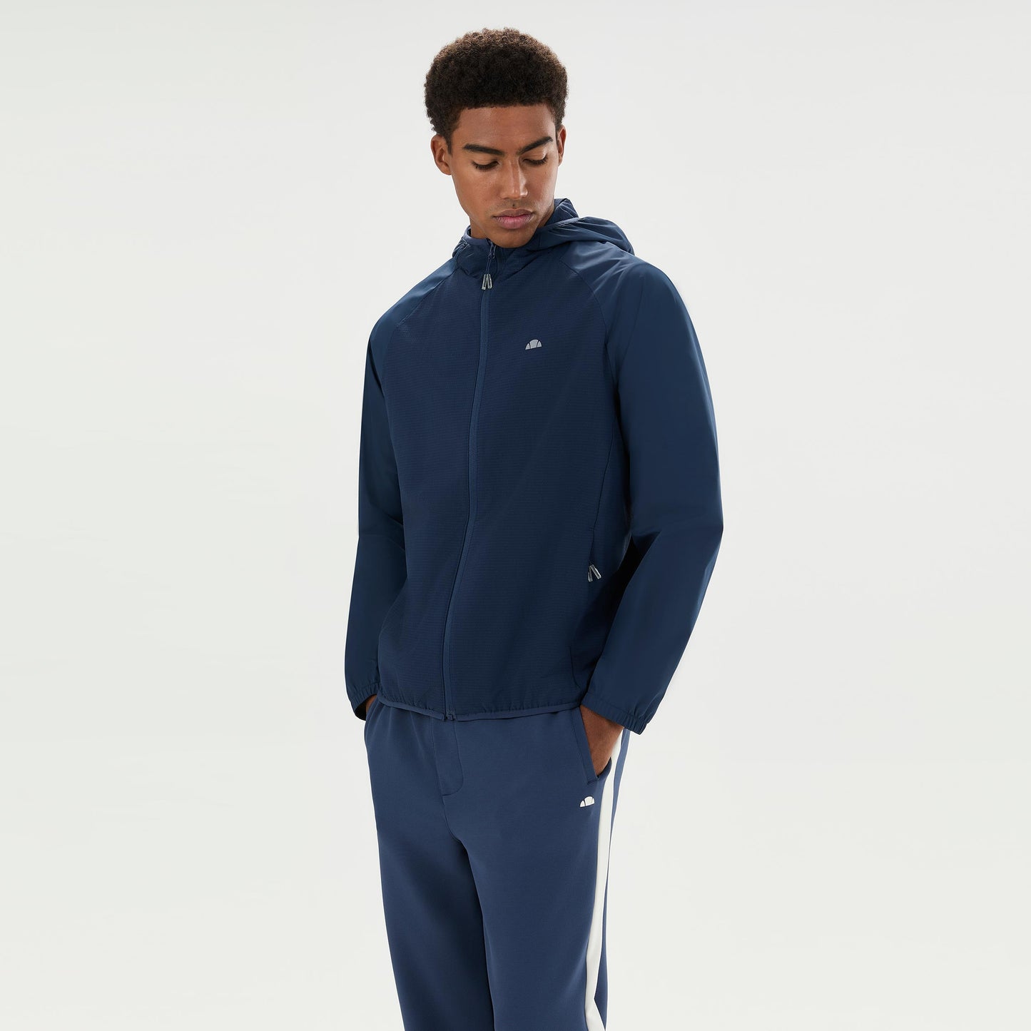 Ellesse Taddeo Fleece Trainingsjack Heren - donkerblauw