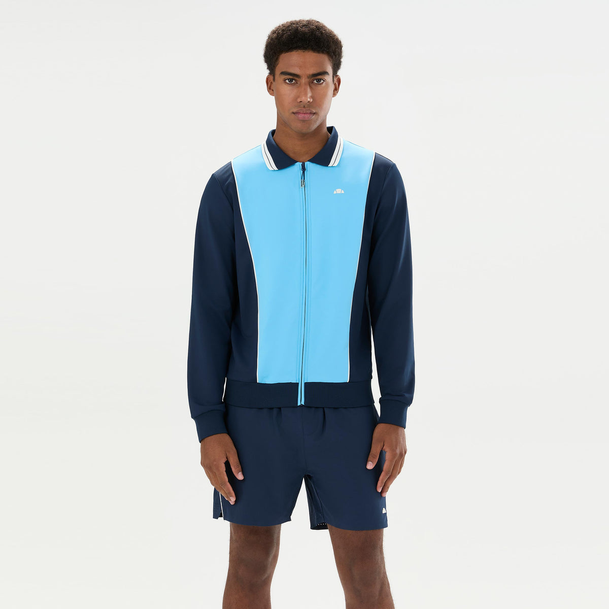 Ellesse Avino Trainingsjack Heren - turkoois, donkerblauw
