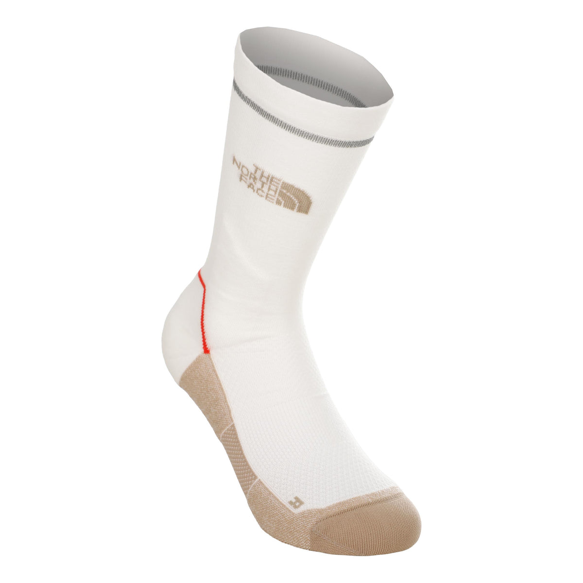 The North Face Trail Run Merino Crew Hardloopsokken Unisex - crème, bruin