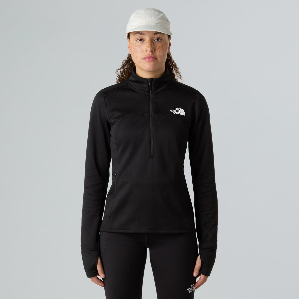 The North Face Winter Warm Pro 1/4 Zip Hardloopshirt Dames - zwart