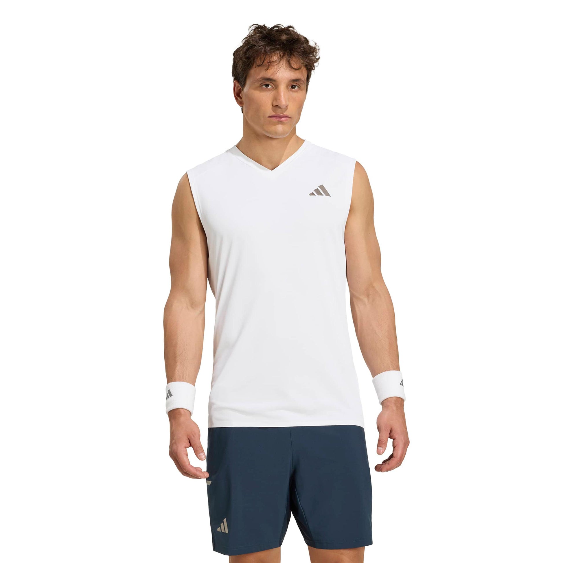 adidas Climacool Tanktop Heren - wit, zilver