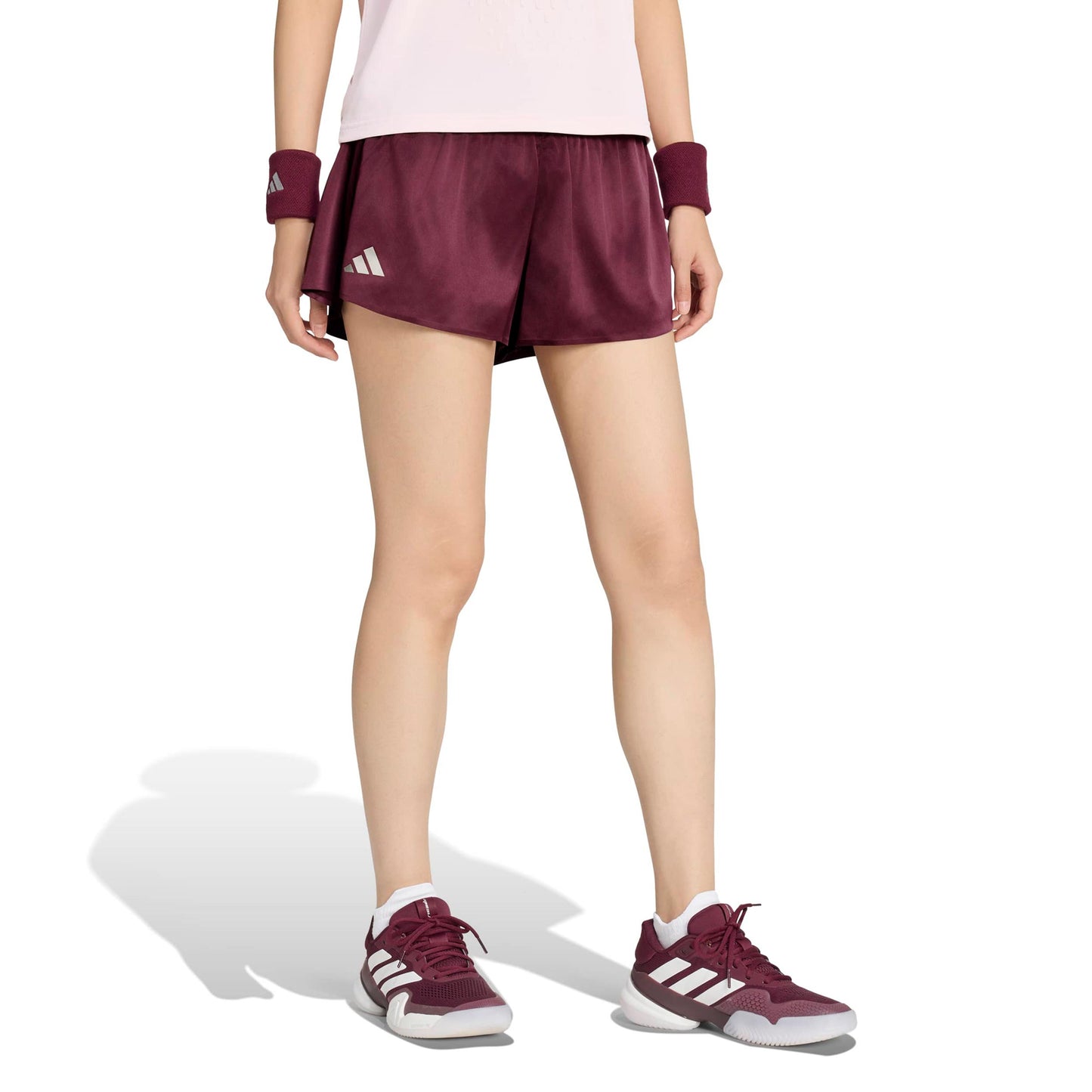 adidas Pro Shorts Dames - wijnrood