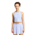 Y- Pro Crop Tanktop Dames - mauve, zilver