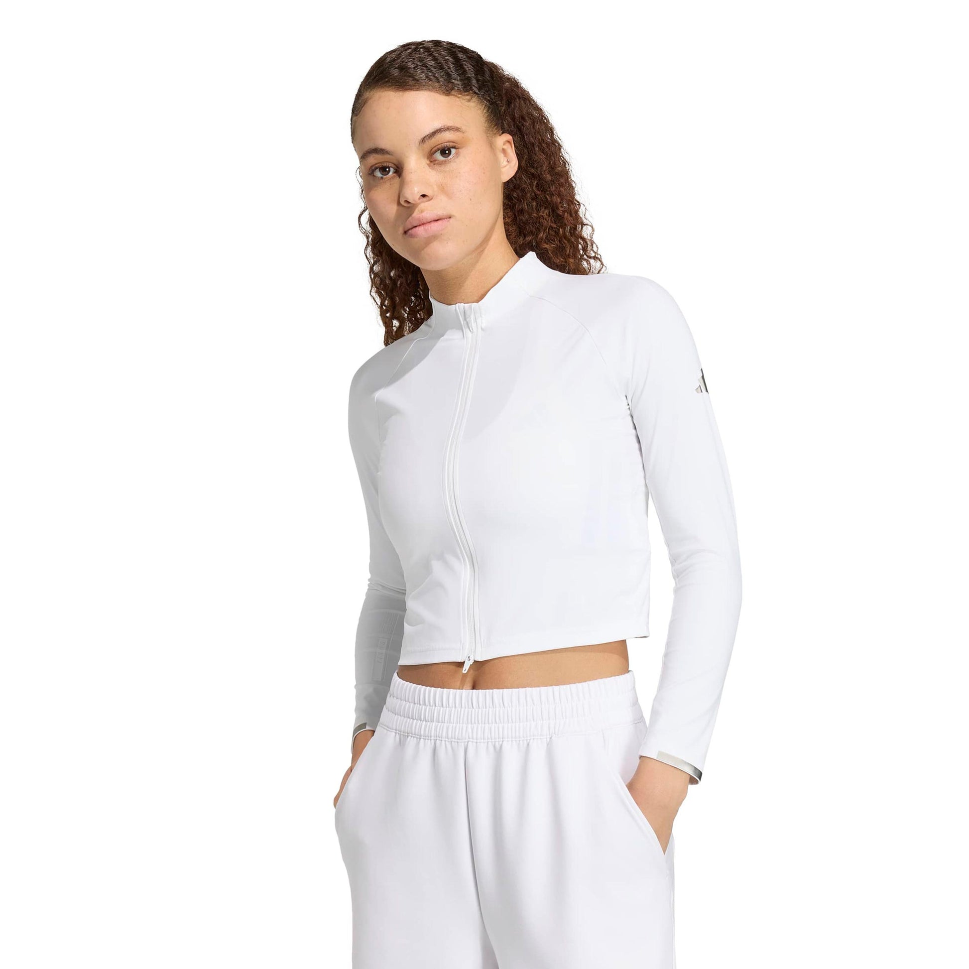 adidas Pro Longsleeve Dames - wit