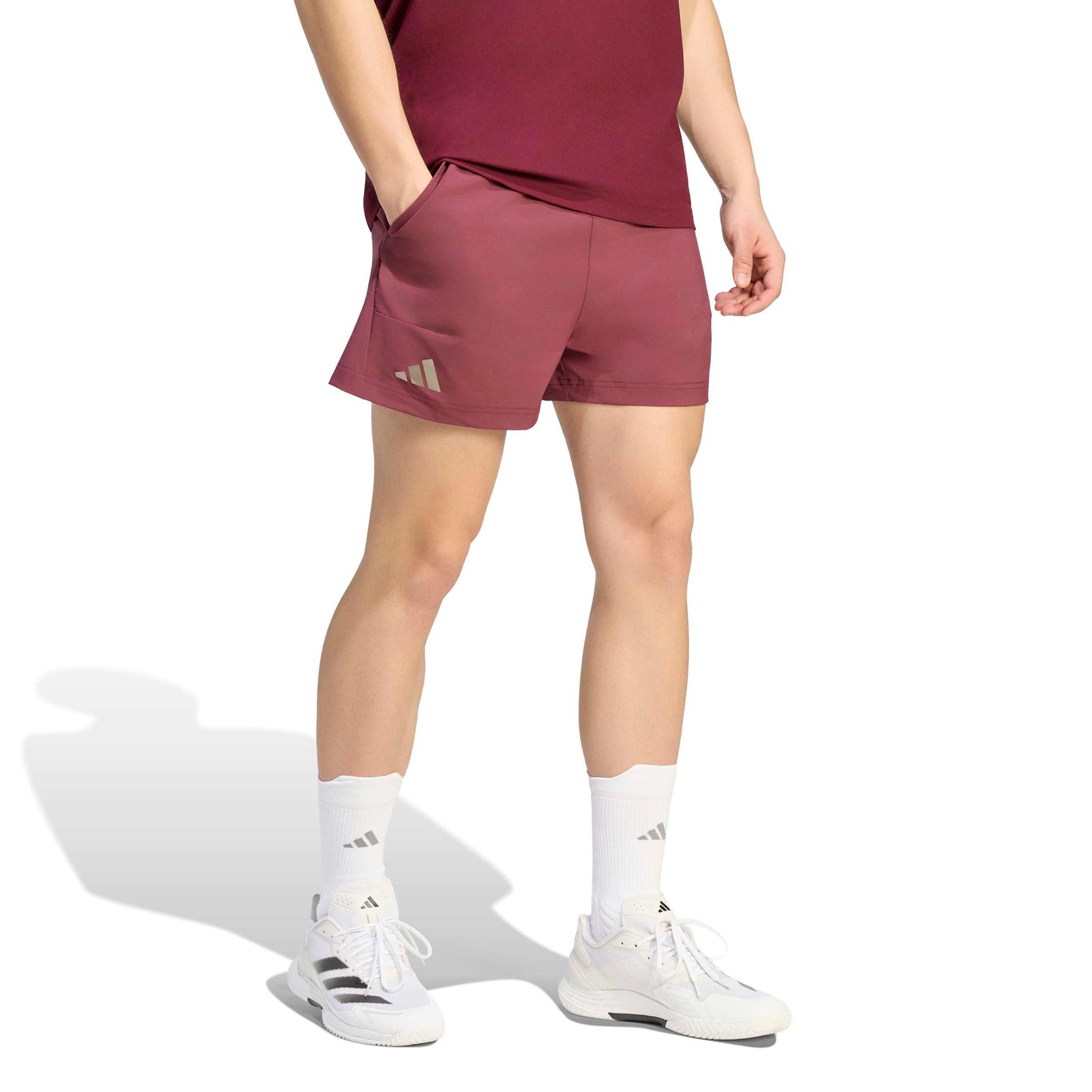 adidas Short & Tight Set Shorts Heren - wijnrood