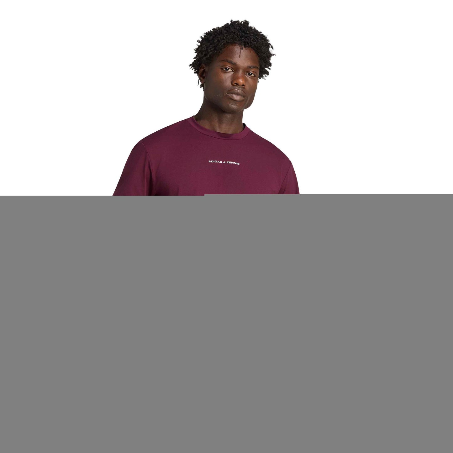 adidas T-shirt Heren - wijnrood