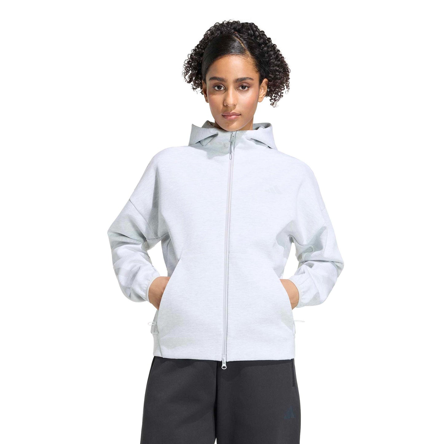 adidas Z.N.E. Sportjas Dames - lichtgrijs