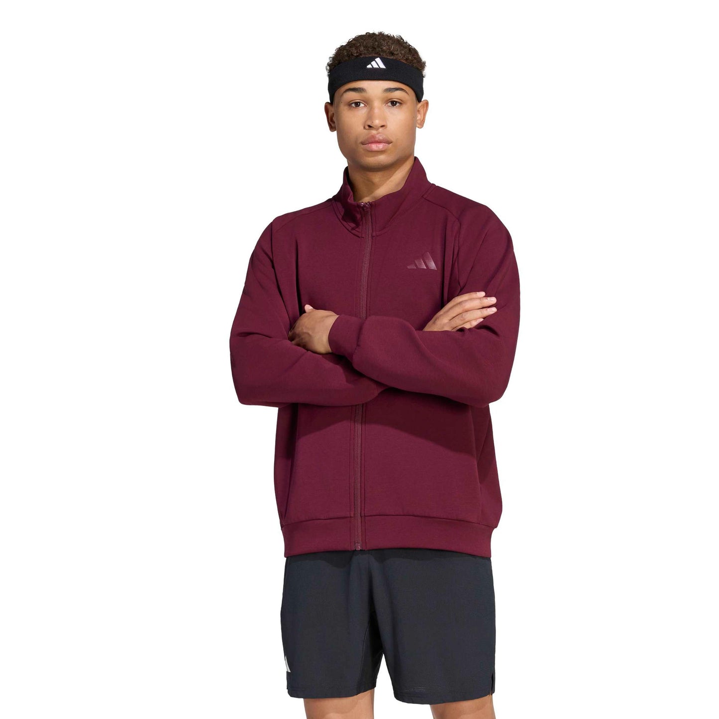 adidas Cover Up Trainingsjack Heren - wijnrood