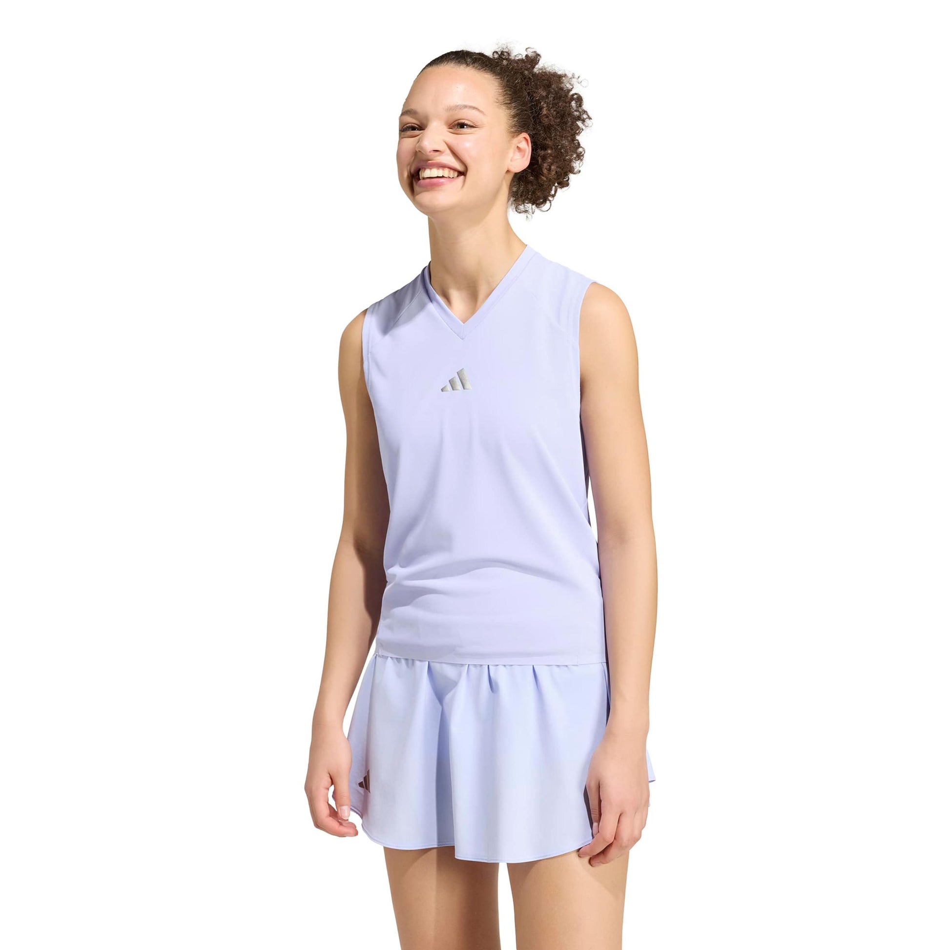 adidas Match Pro Tanktop Dames - mauve, zilver