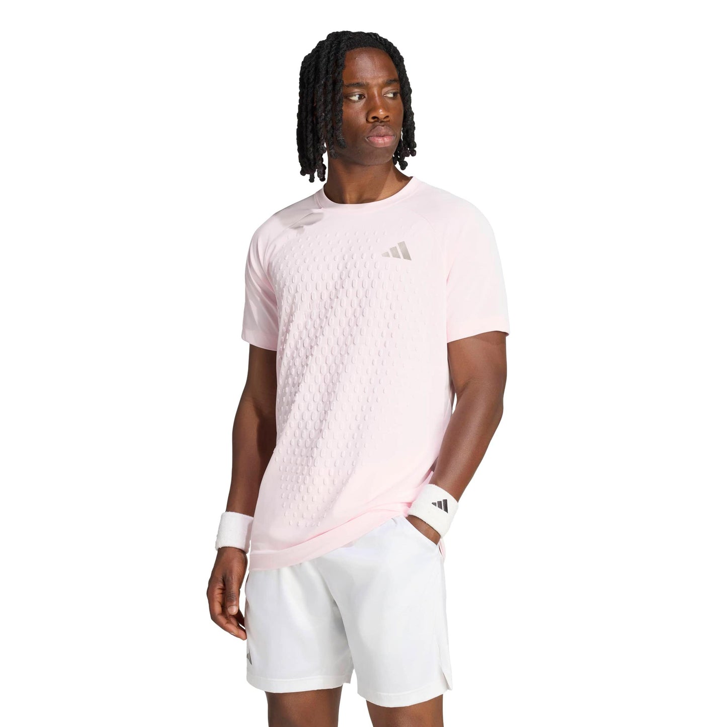 adidas 3D Freelift Pro T-shirt Heren - pastelroze