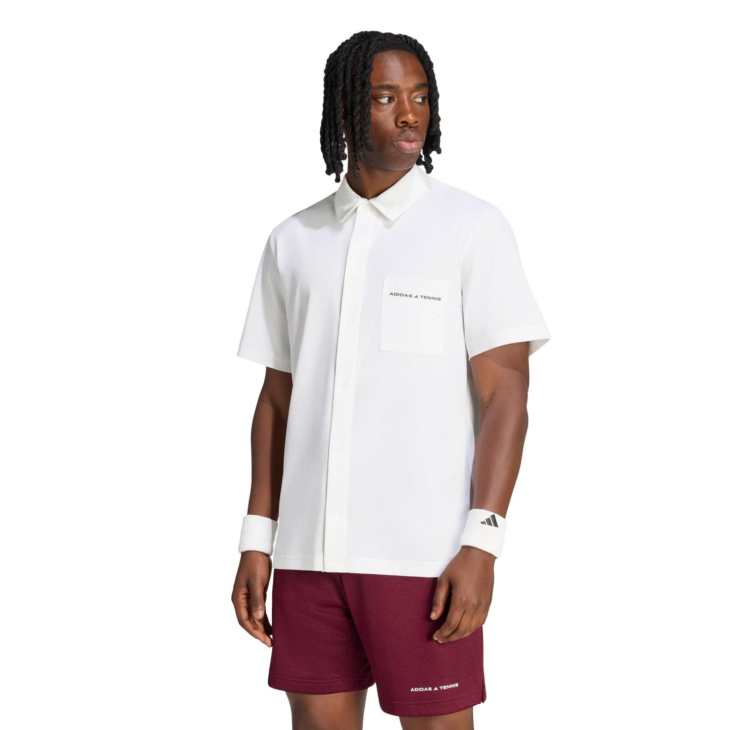 adidas Polo Heren - wit