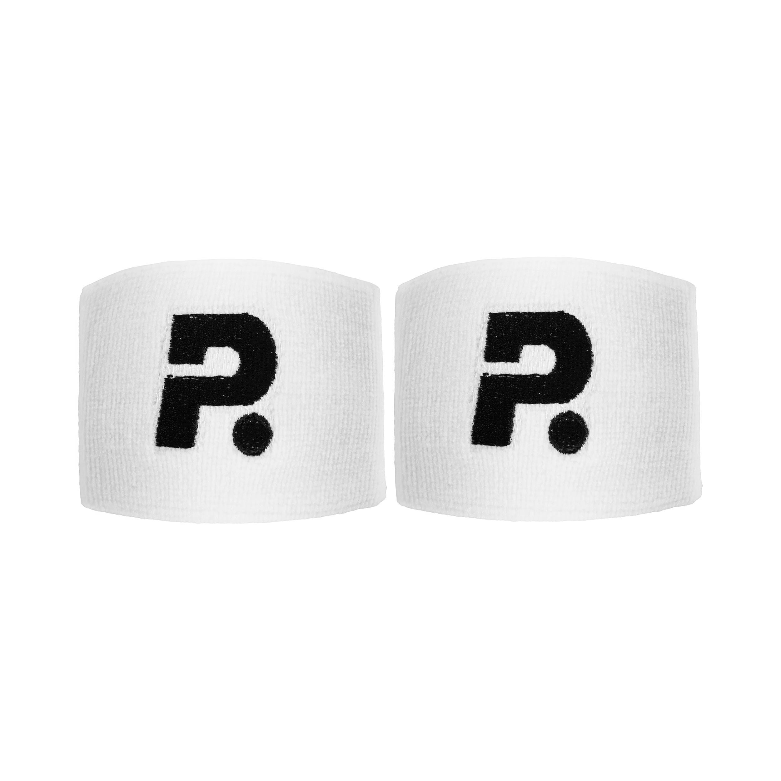 Padel-Point Padel Zweetband Verpakking 2 stuks kort - wit