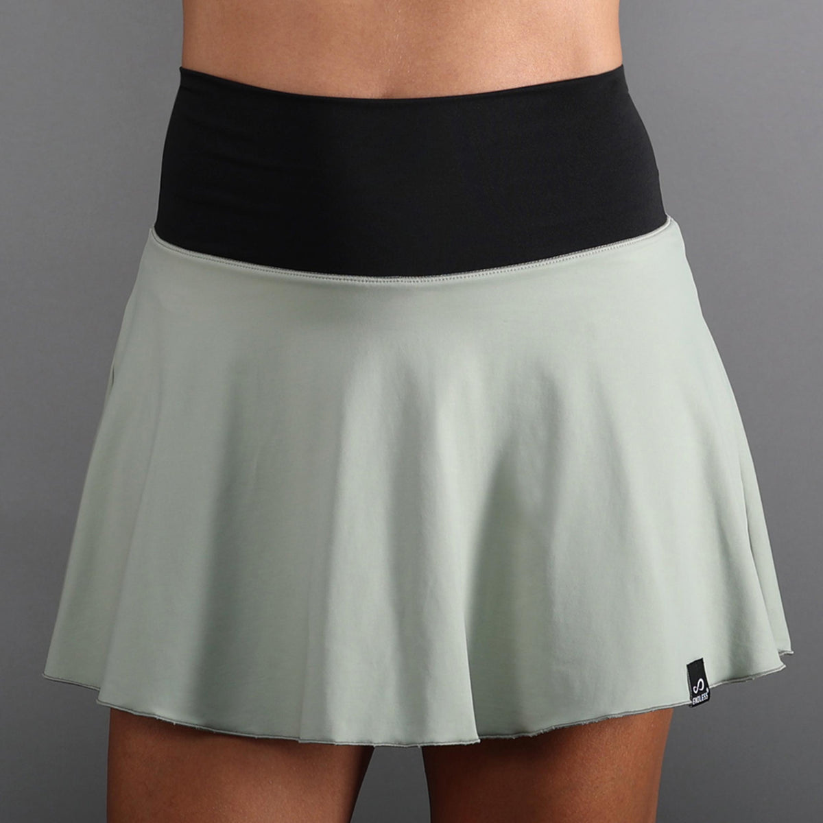 Endless Lux  Rok Dames - olijf, wit