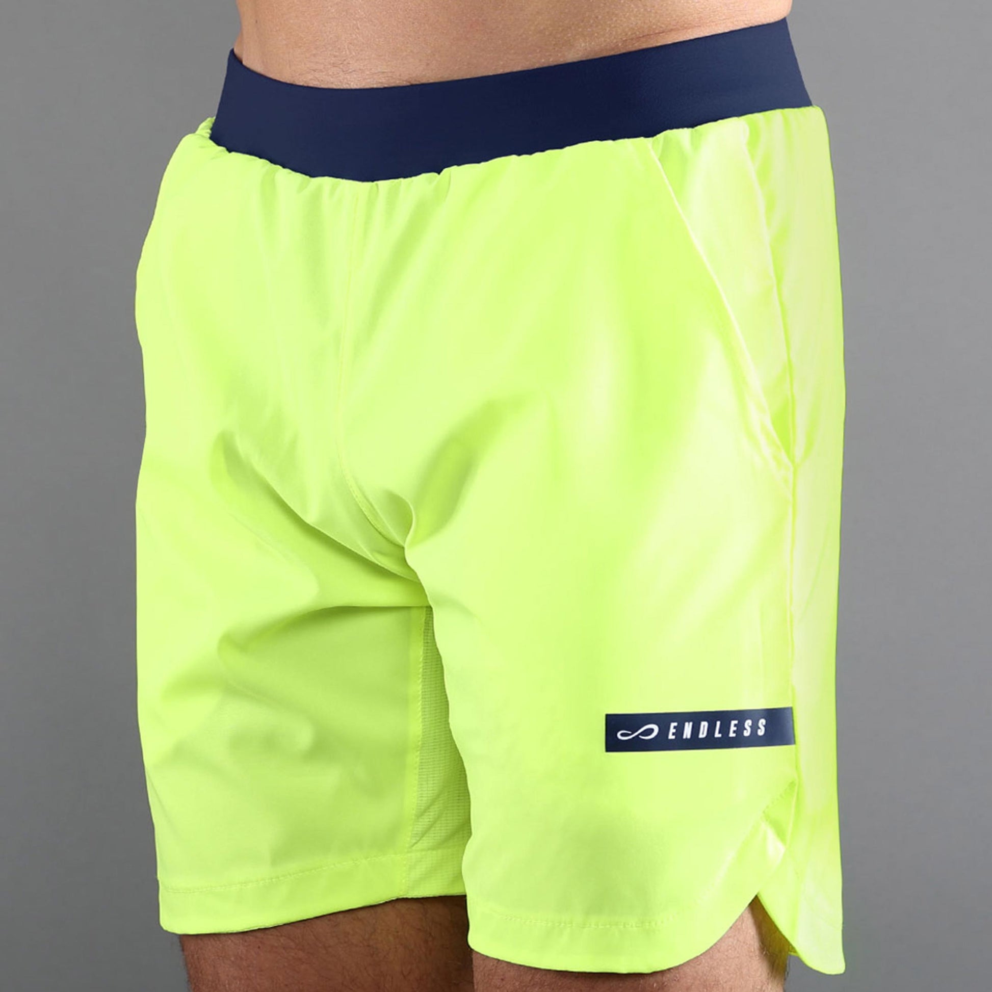 Endless SWIFT Shorts Heren - neongeel, blauw