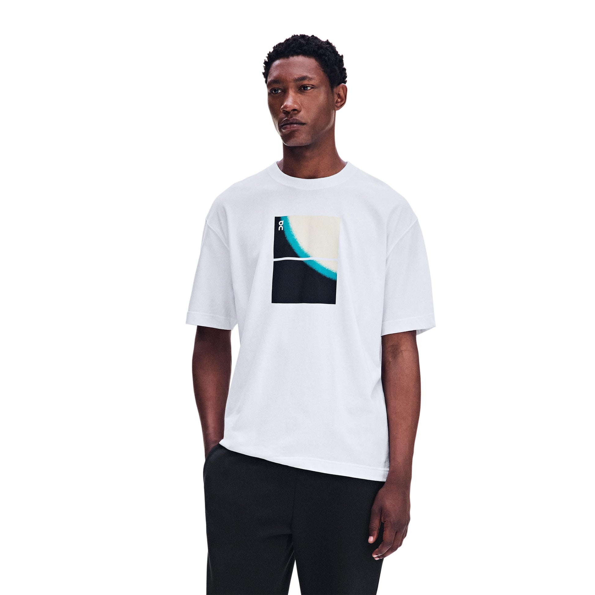 On Club- Swing T-shirt Heren - wit