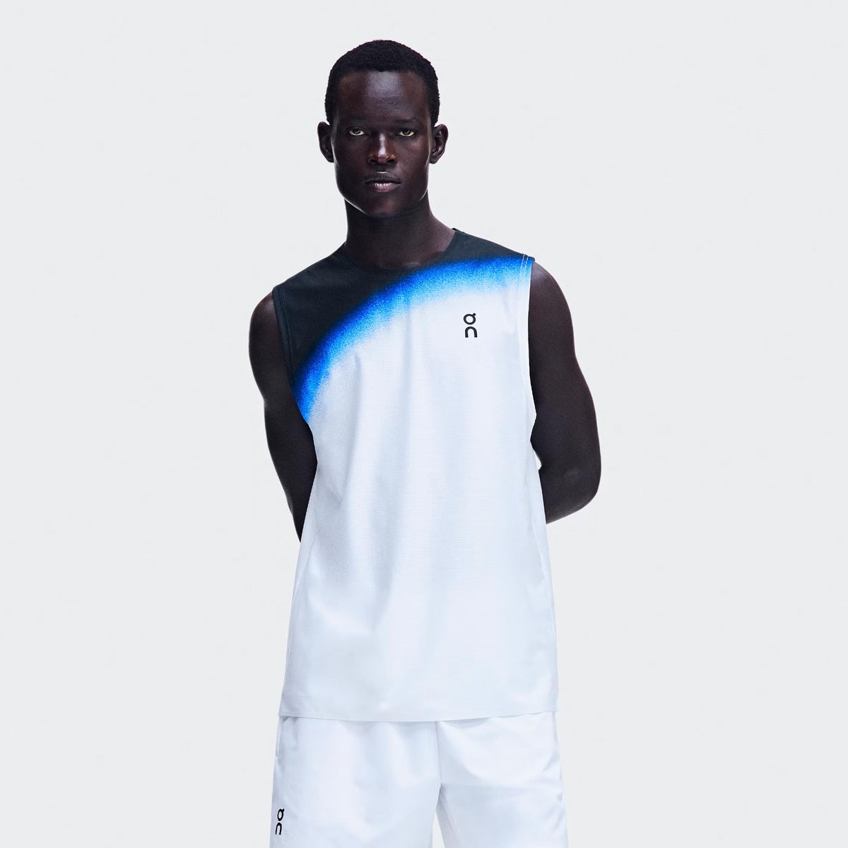 On Court Swing Tanktop Heren - wit, zwart
