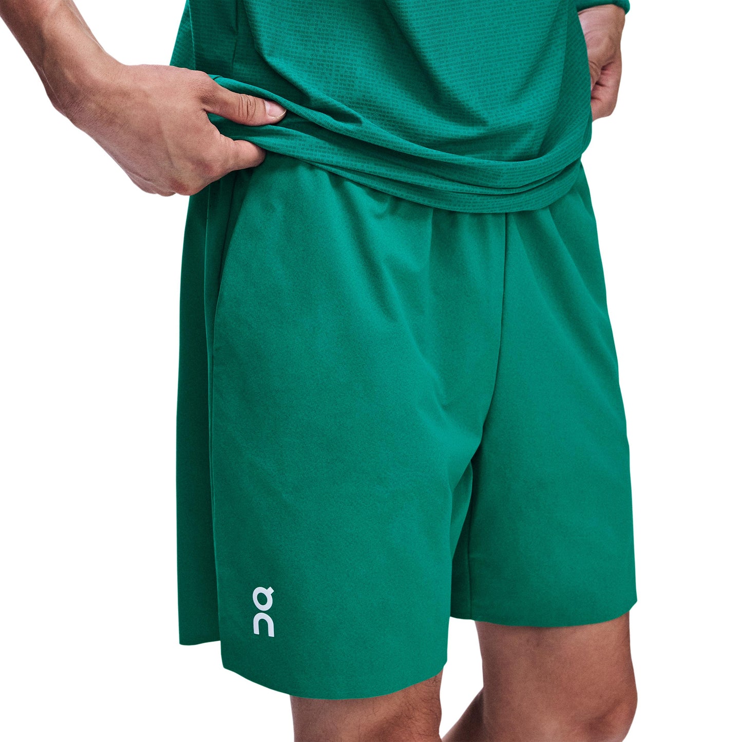 On 7Inch Court Shorts Heren - groen