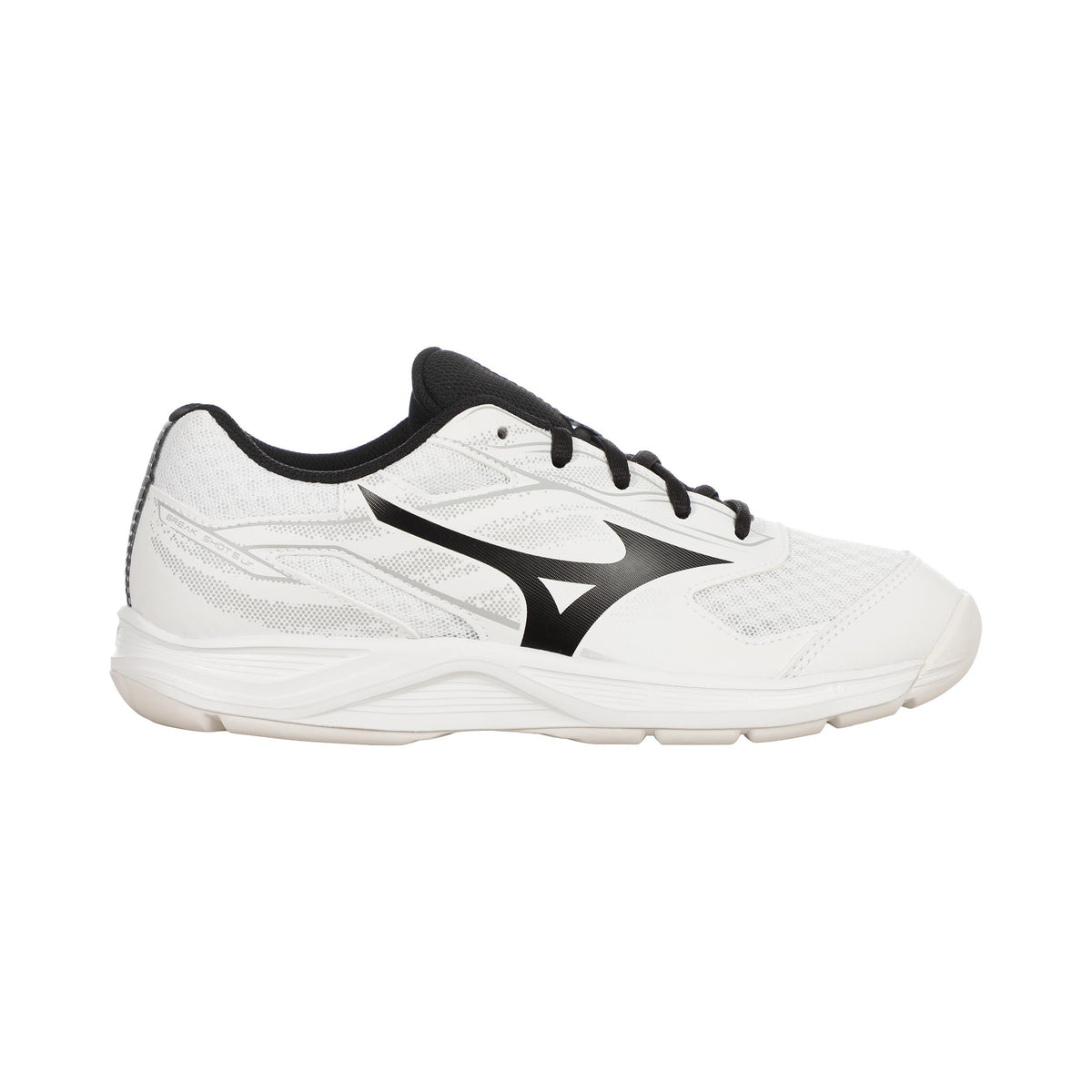 Mizuno Break Shot 5 Tennisschoen tapijt Kinderen - wit, zwart