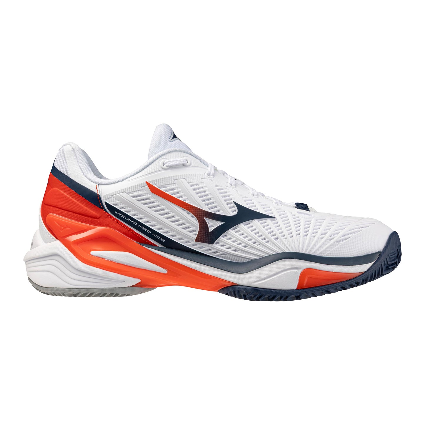 Mizuno Neo Ace Gravelschoen Heren - wit, blauw