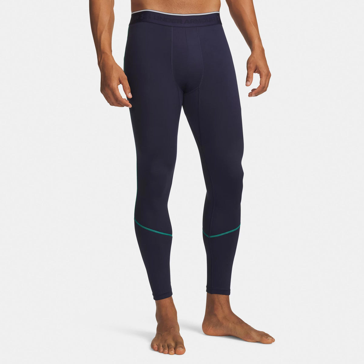 Under Armour Coldgear Elite  Tight Heren - blauw, zilver