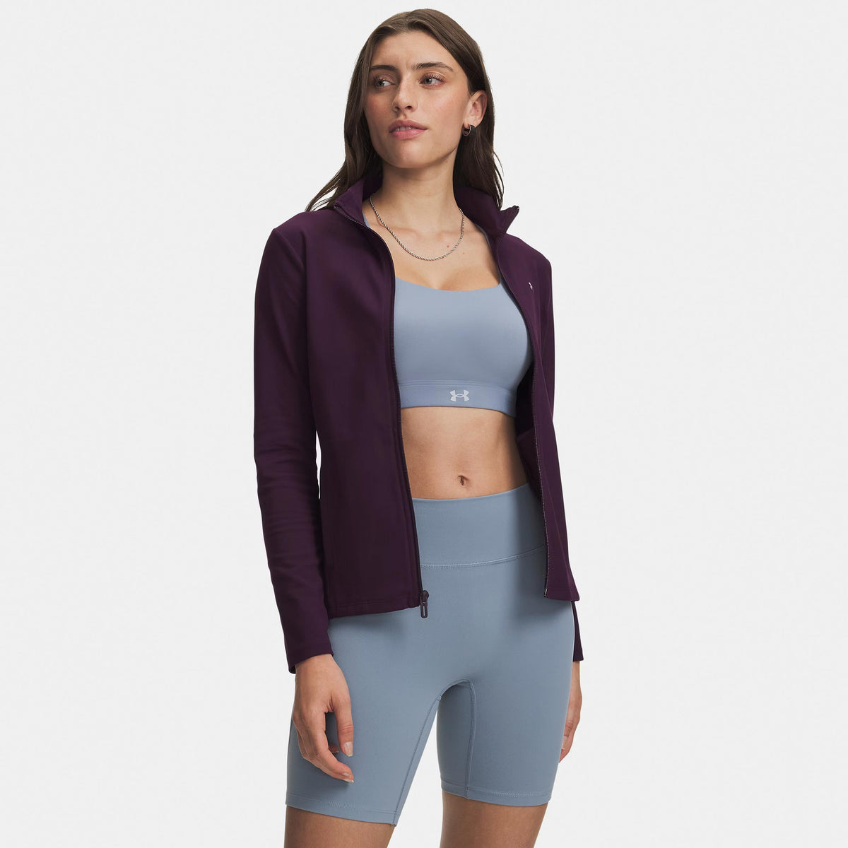 Under Armour Motion Full-Zip Sportjas Dames - lila, oud roze
