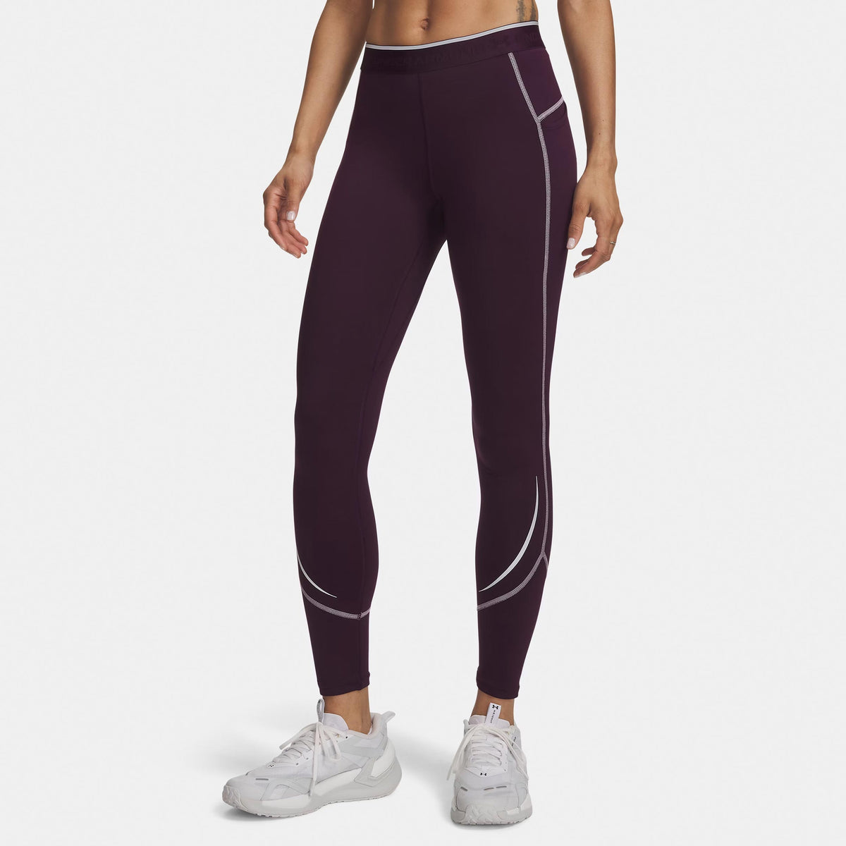 Under Armour ColdGear Elite  Tight Dames - lila, zilver